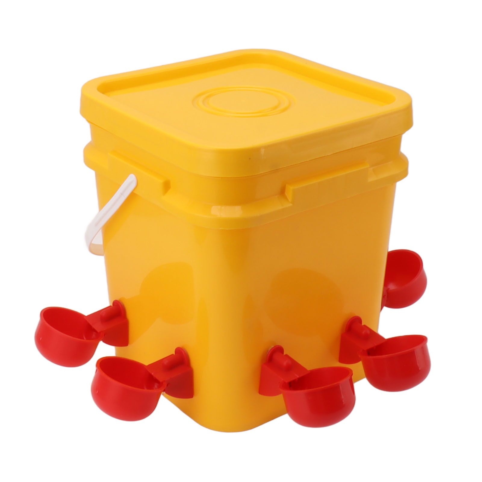 Automatic Chicken Waterer Cup with 12L Handheld Barrel Poultry Drinking view 5