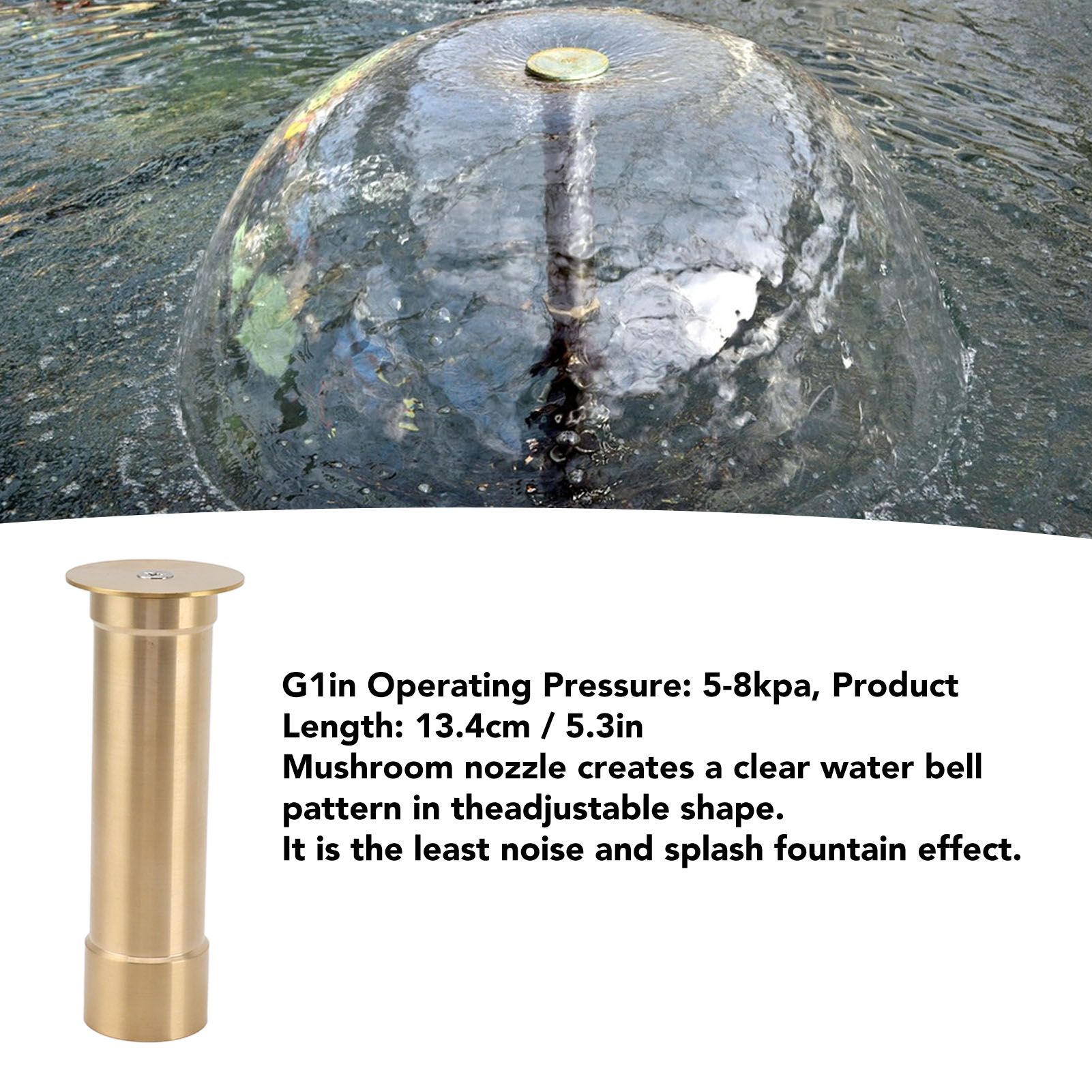 Adjustable Mushroom Fountain Nozzle with Dynamic Landscape Effects Fountain view 14