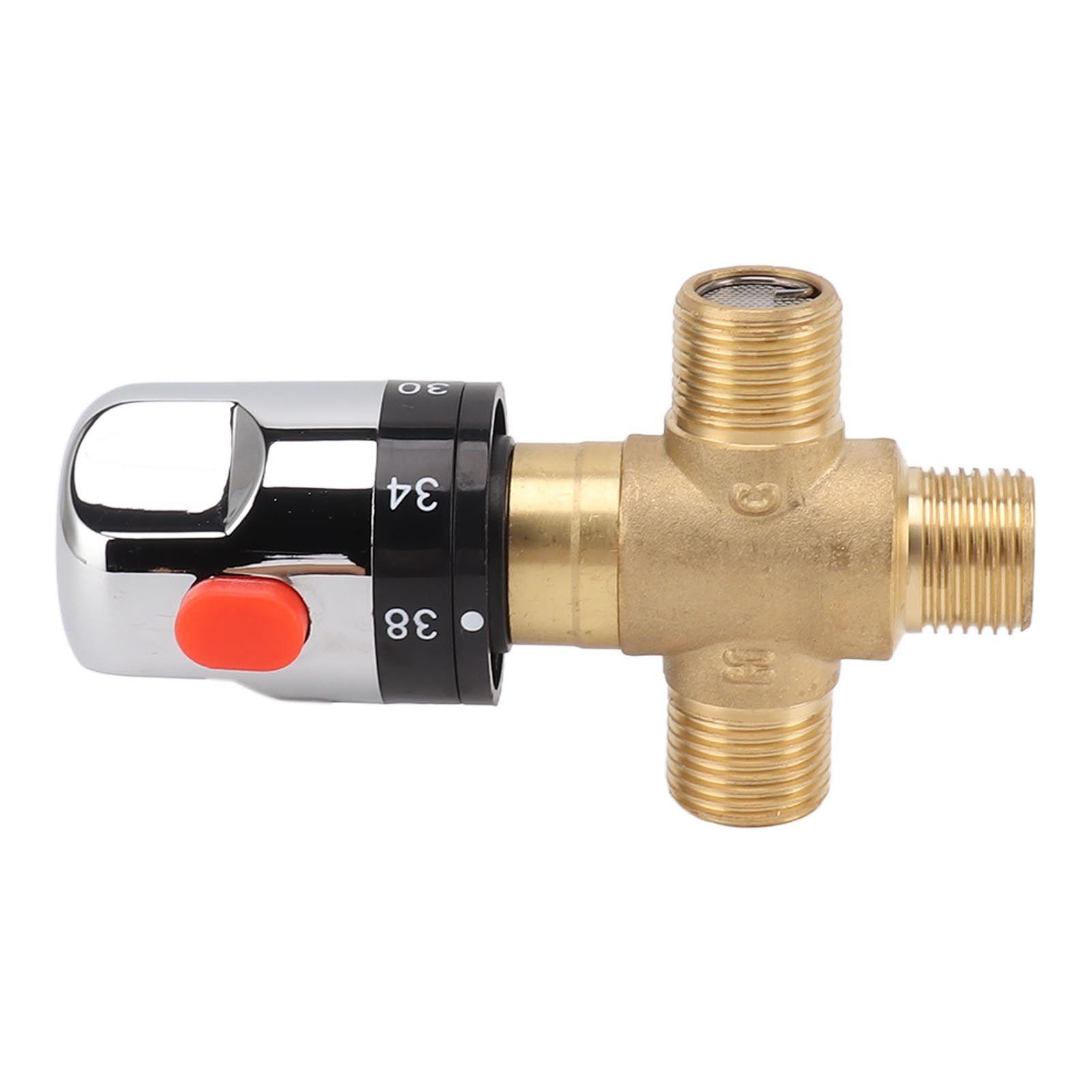 Thermostatic Mixing Valve Brass Shower Mixing Valve Hot and Cold Water view 5