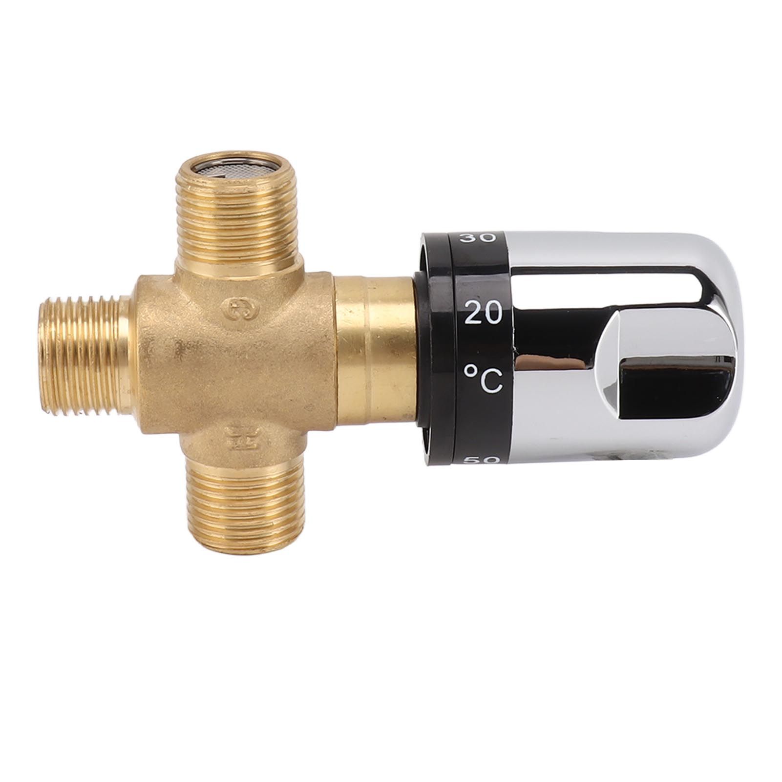 Thermostatic Mixing Valve Brass Shower Mixing Valve Hot and Cold Water view 7