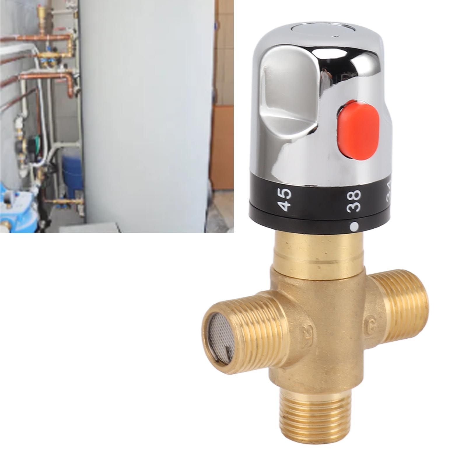 Thermostatic Mixing Valve Brass Shower Mixing Valve Hot and Cold Water view 11