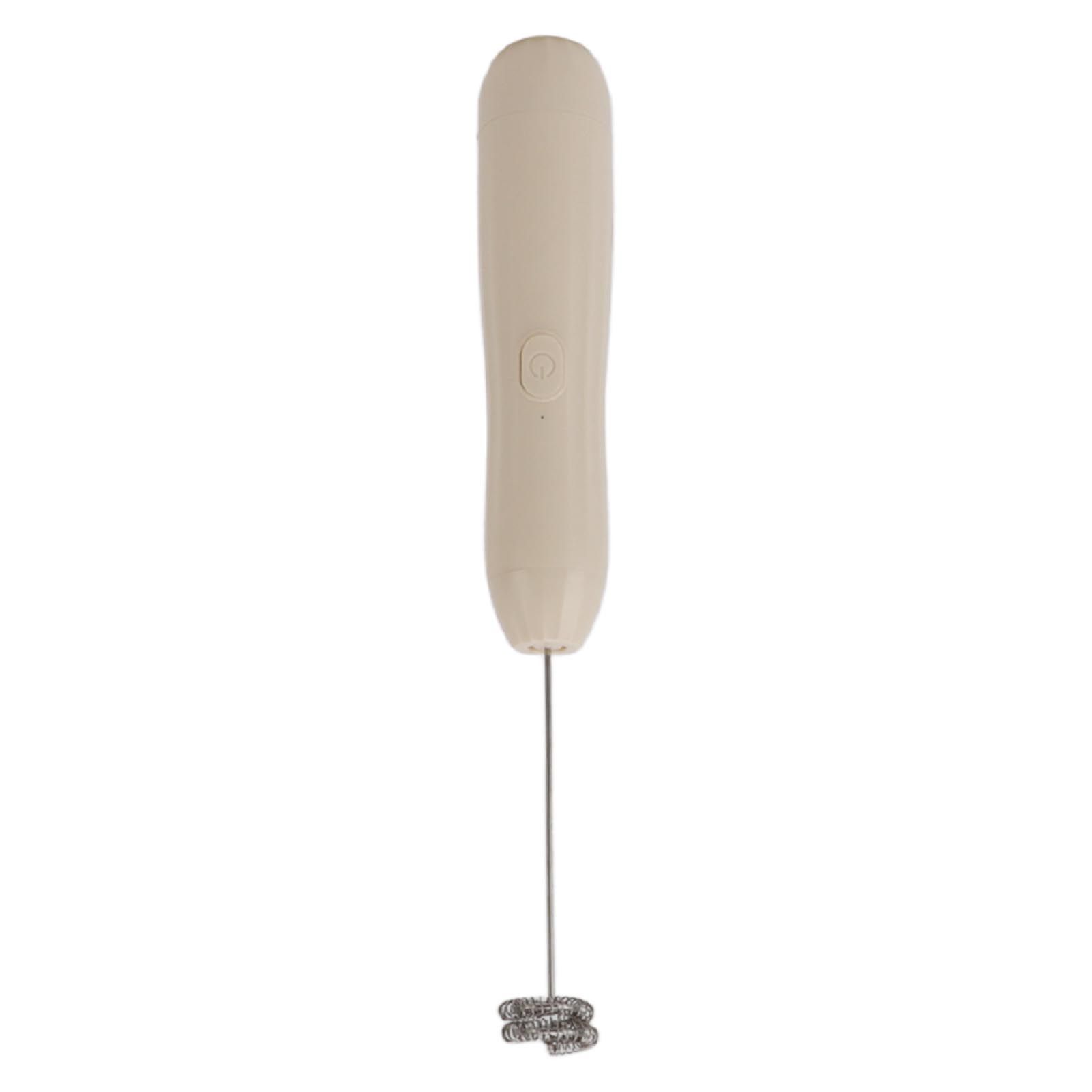 Milk Frother Khaki Rechargeable Coffee Frother Mixer for Coffee Latte Hot view 7