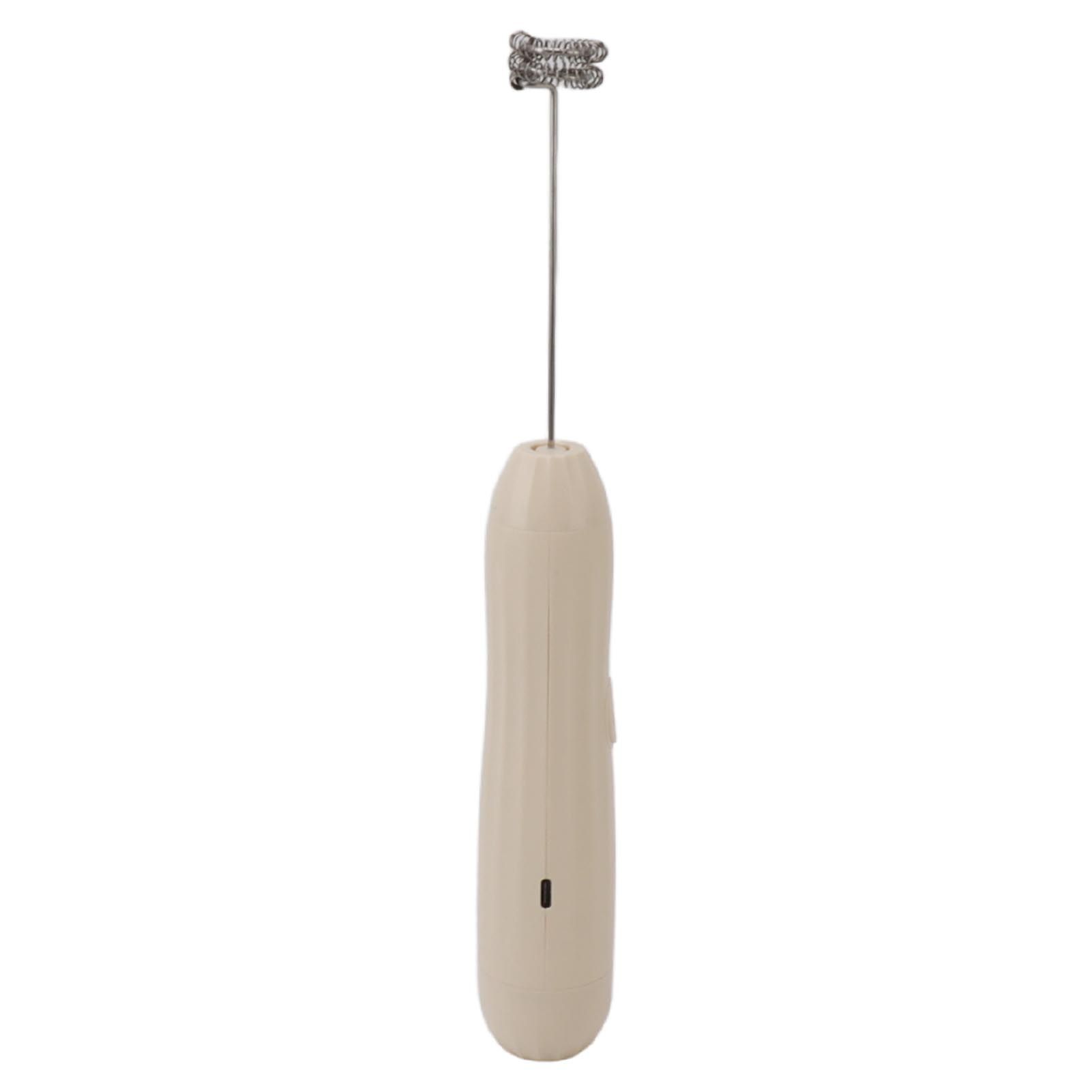 Milk Frother Khaki Rechargeable Coffee Frother Mixer for Coffee Latte Hot view 8