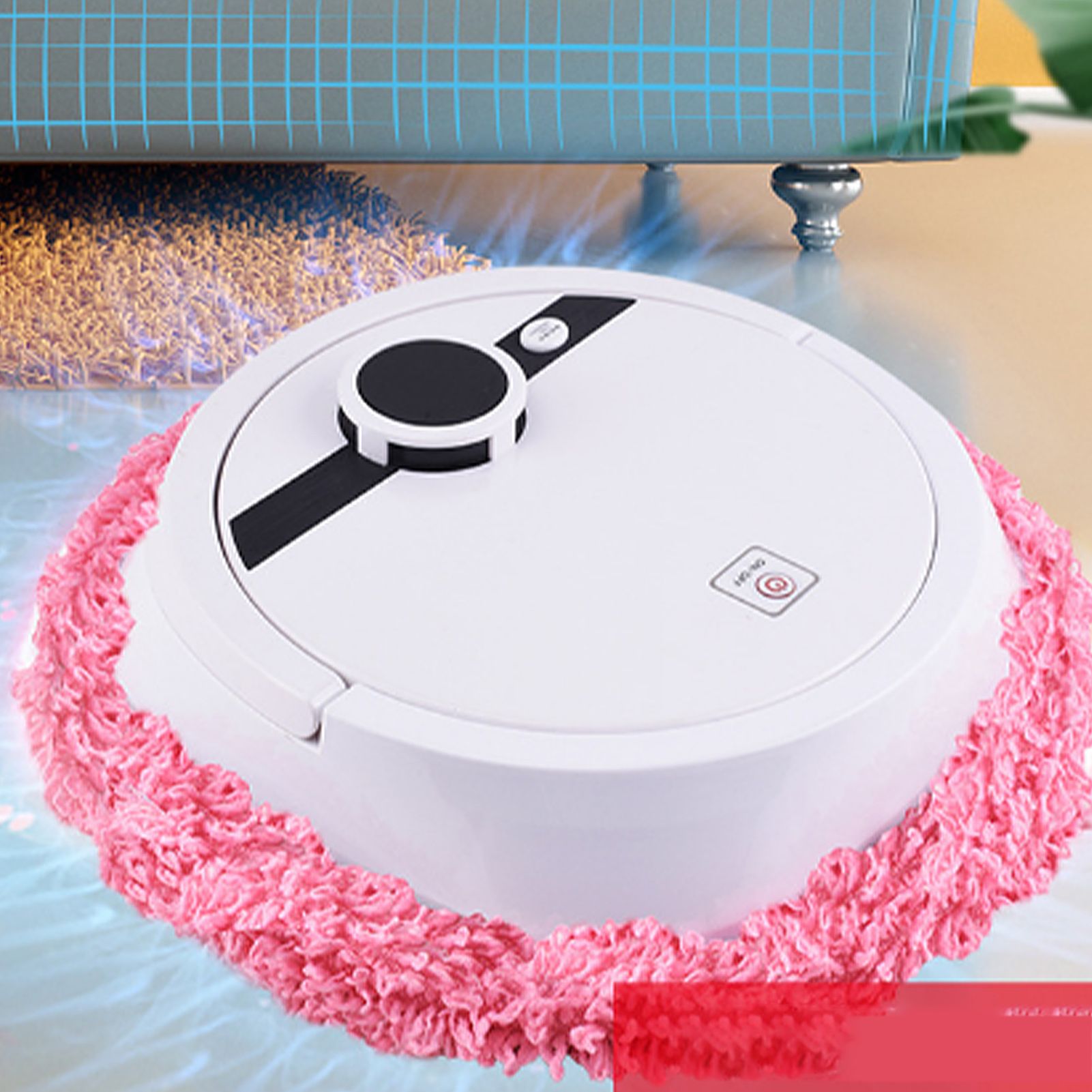 Robot Vacuum Cleaner Strong Suction Wet and Dry Use Rechargeable Robot Mop for view 5