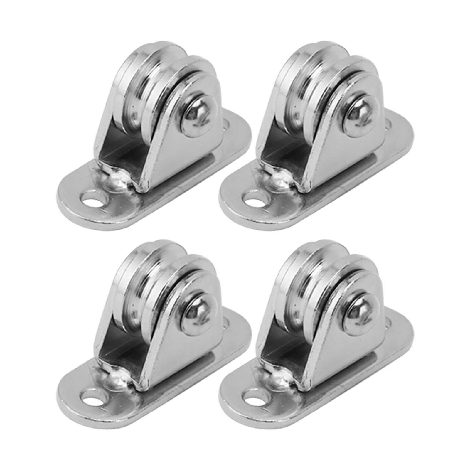 Small Pulley Block Stainless Steel Silent Pulley Roller Wall Mounted Fixed view 7