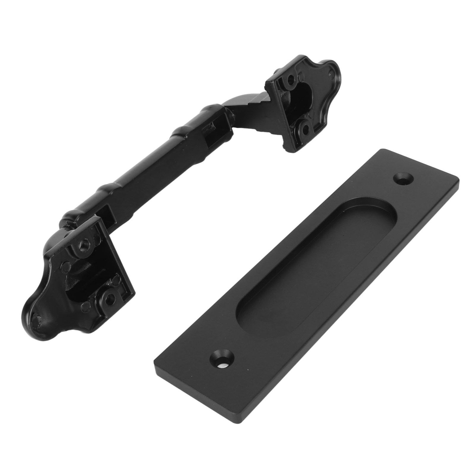 Sliding Barn Door Handle Double Sided Black Barn Door Pull Handle for Gates view 7