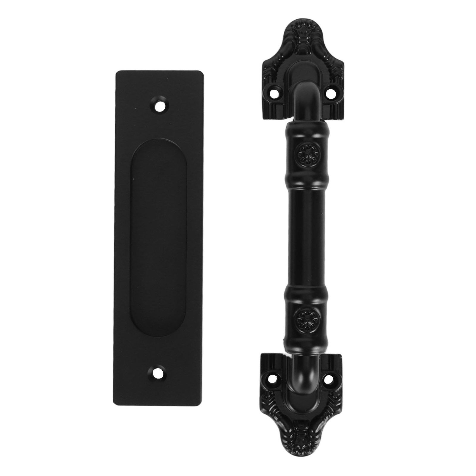 Sliding Barn Door Handle Double Sided Black Barn Door Pull Handle for Gates view 9