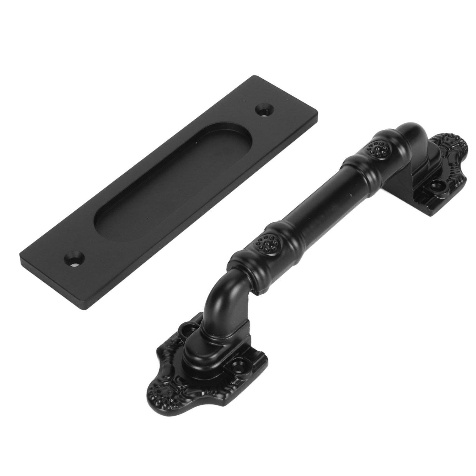 Sliding Barn Door Handle Double Sided Black Barn Door Pull Handle for Gates view 10