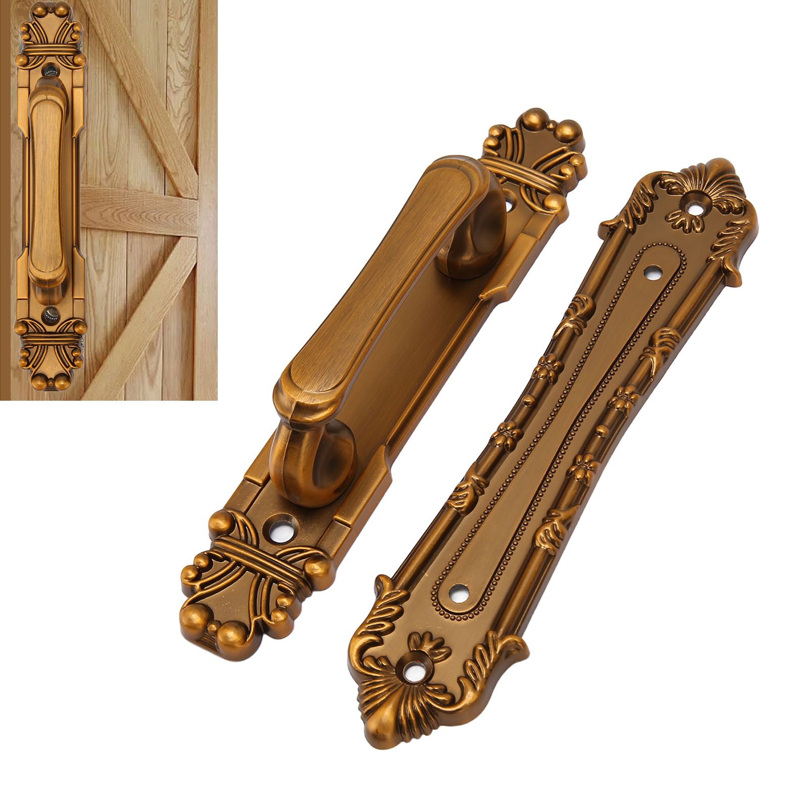 Sliding Barn Door Handles Large Rustic Dual Side Design for Gates Garages view 11