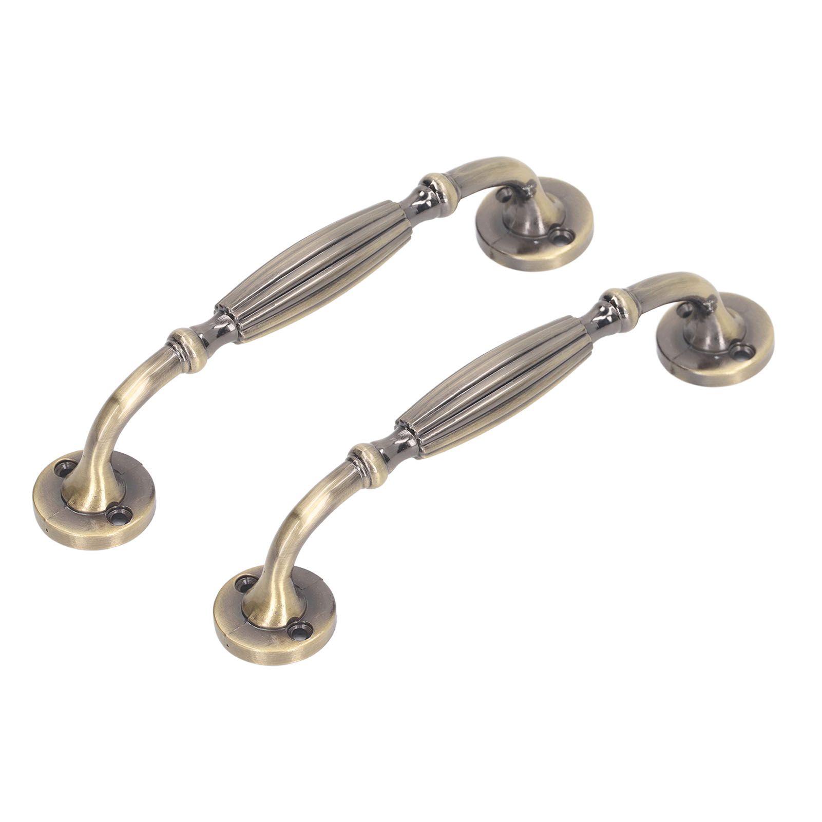 2 Sets Antique Bronze Door Handles Professional Exquisite Vintage Door Handles view 5