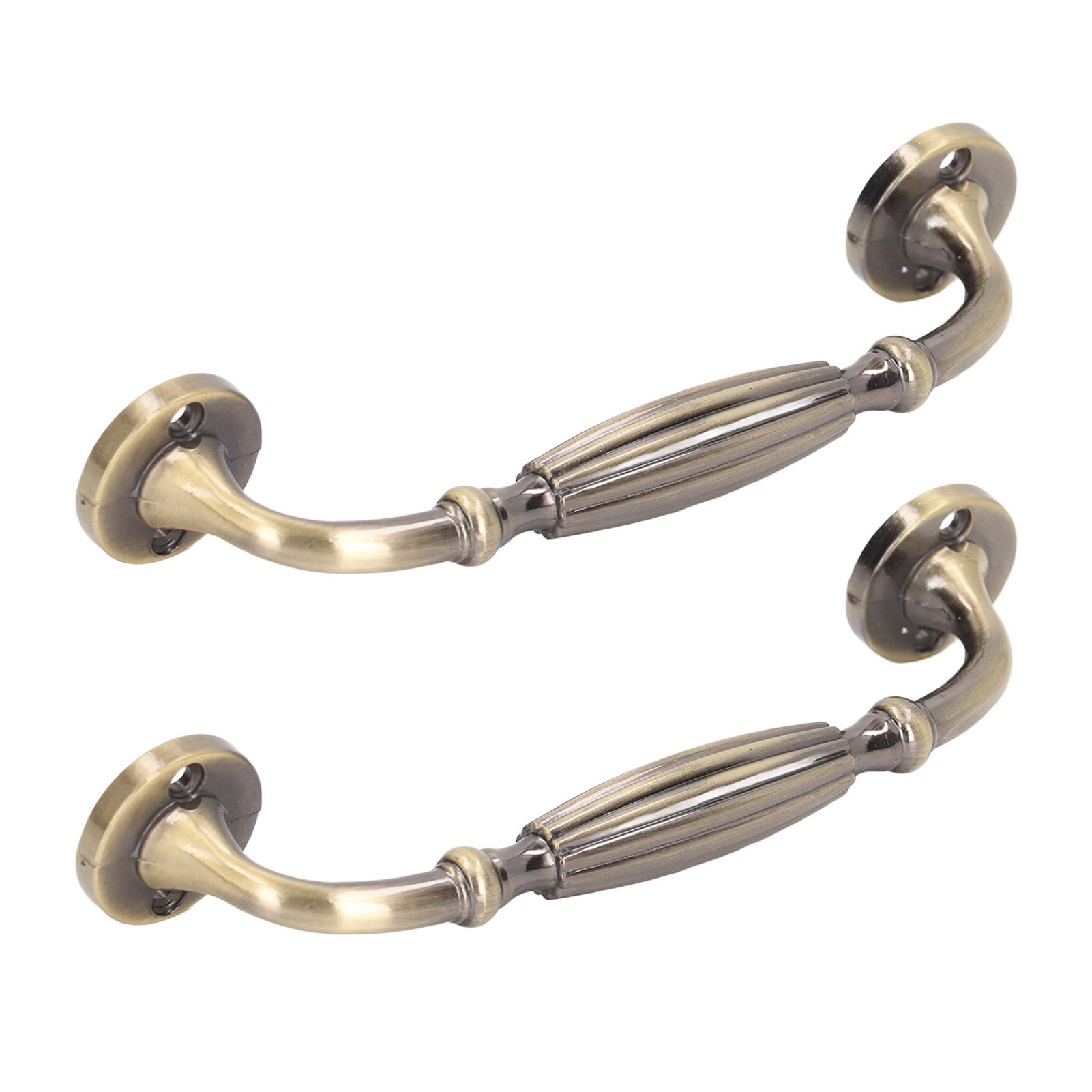 2 Sets Antique Bronze Door Handles Professional Exquisite Vintage Door Handles view 9