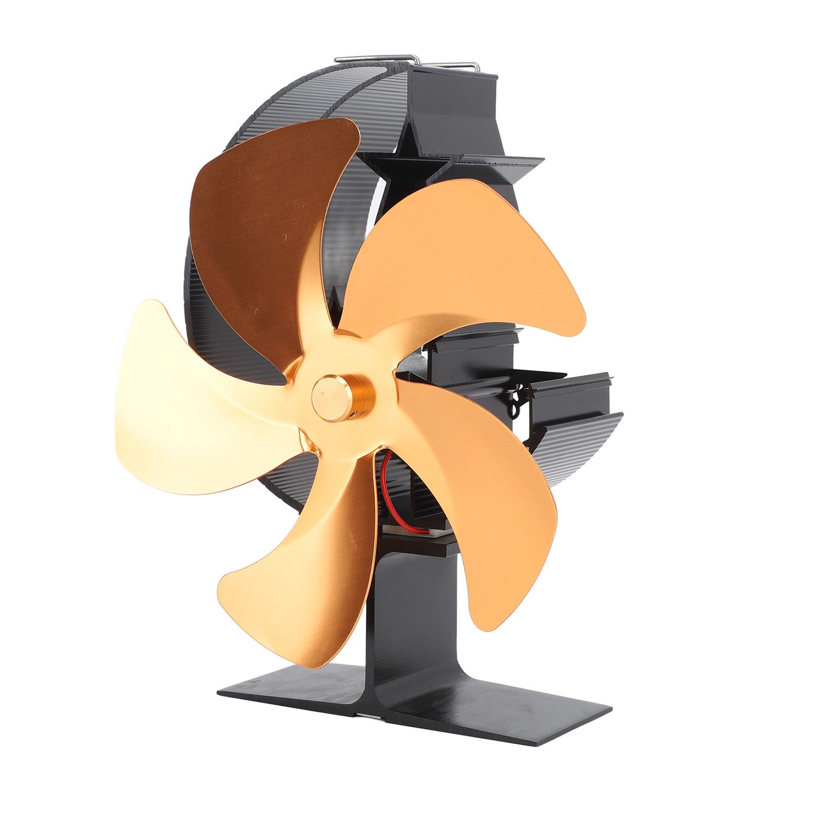 Wood Burner Fan 5 Blades Ultra Quiet Air Circulation Heating Energy Saving view 2