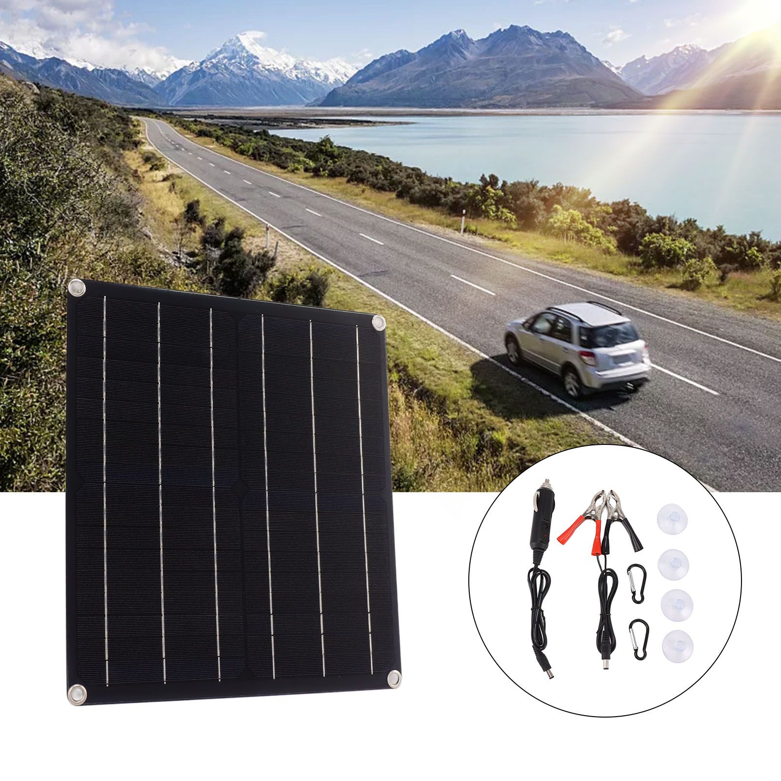 10A Smart Solar Panel Kit with Controller Battery Free Direct Drive Solar view 12