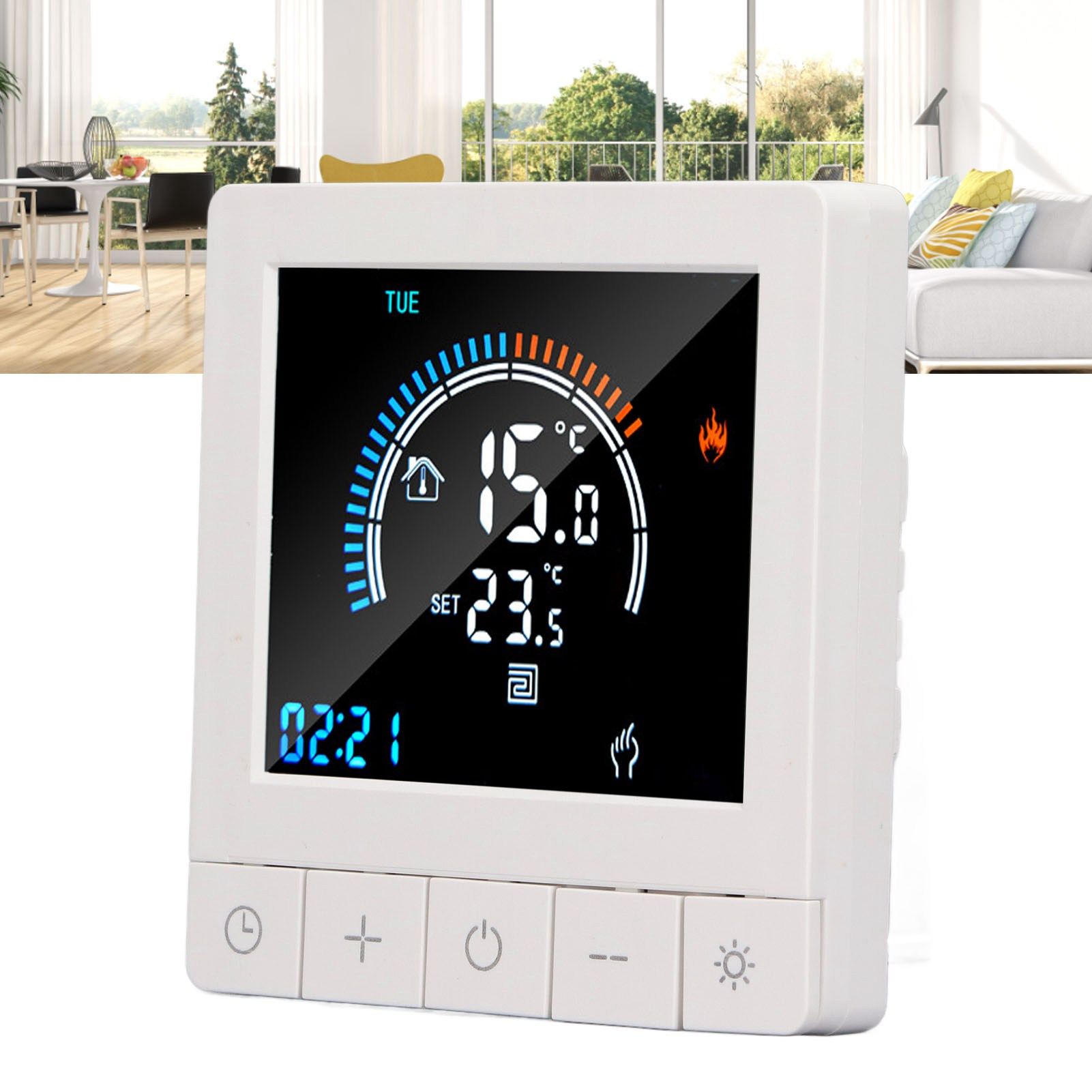 Smart Thermostat Programmable LCD Precise Control Smart Water Heating view 11