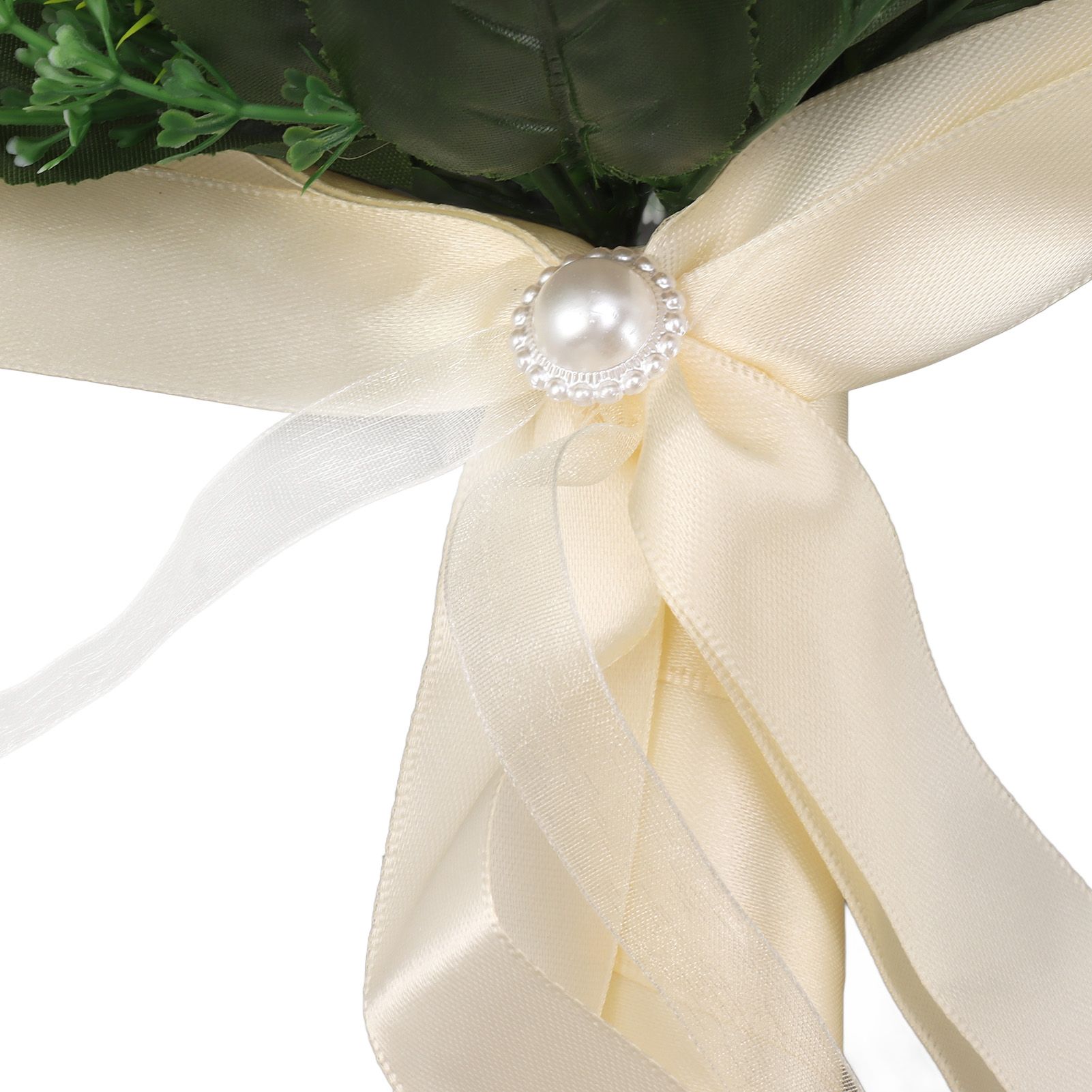 Wedding Bouquets Silk and Plastic Romantic Exquisite Comfortable Handle view 15