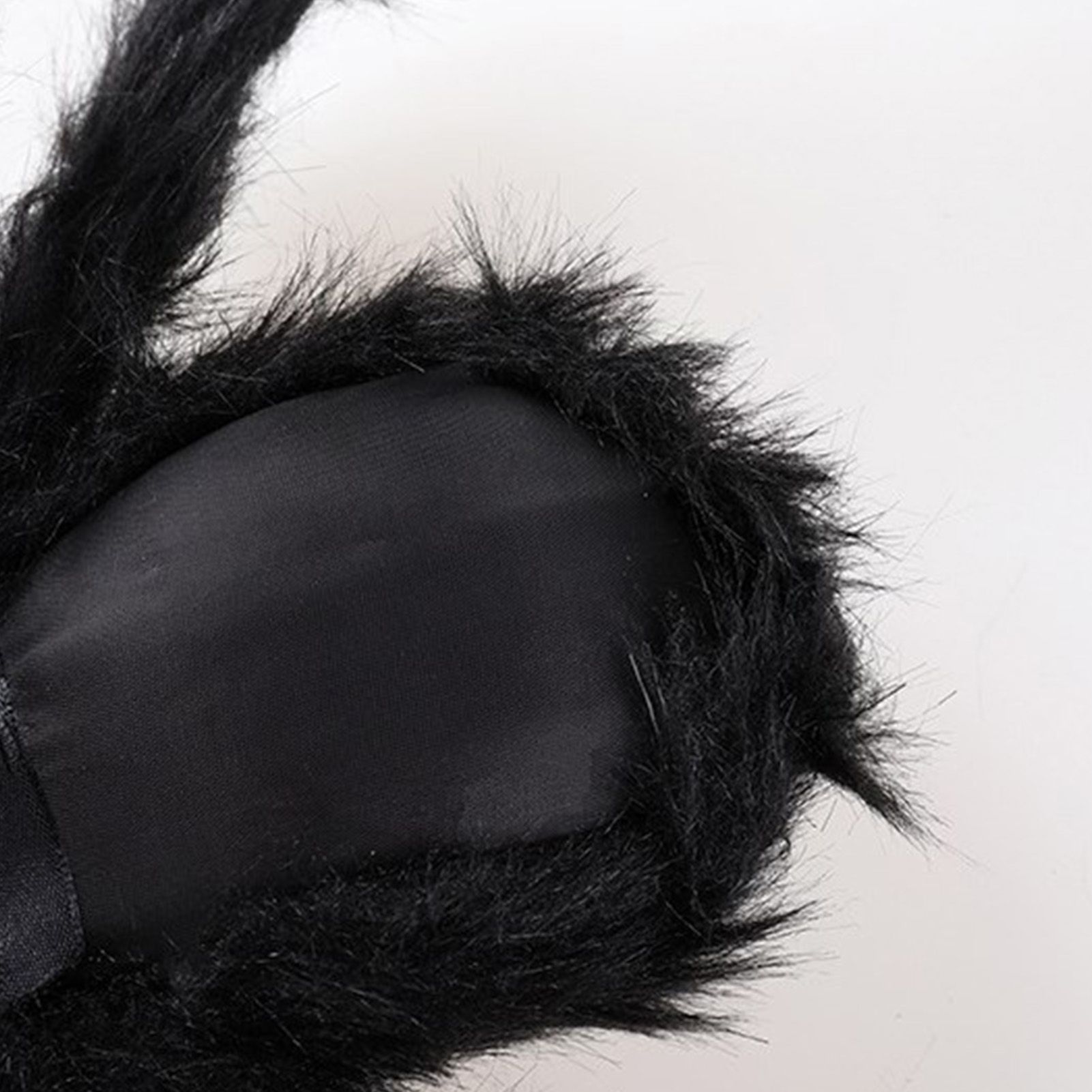 Giant Fake Spider Lifelike Halloween Posable Black Soft Hairy Fake Spiders view 5