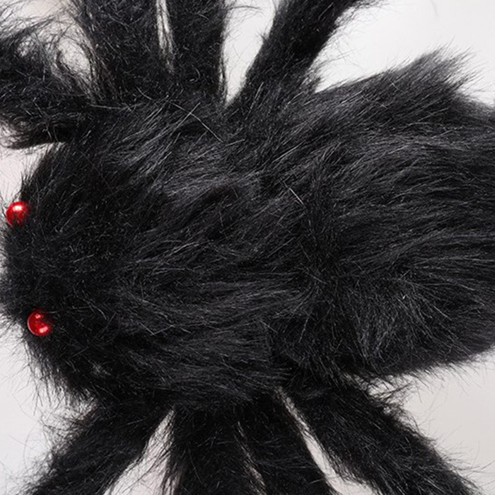 Giant Fake Spider Lifelike Halloween Posable Black Soft Hairy Fake Spiders view 6