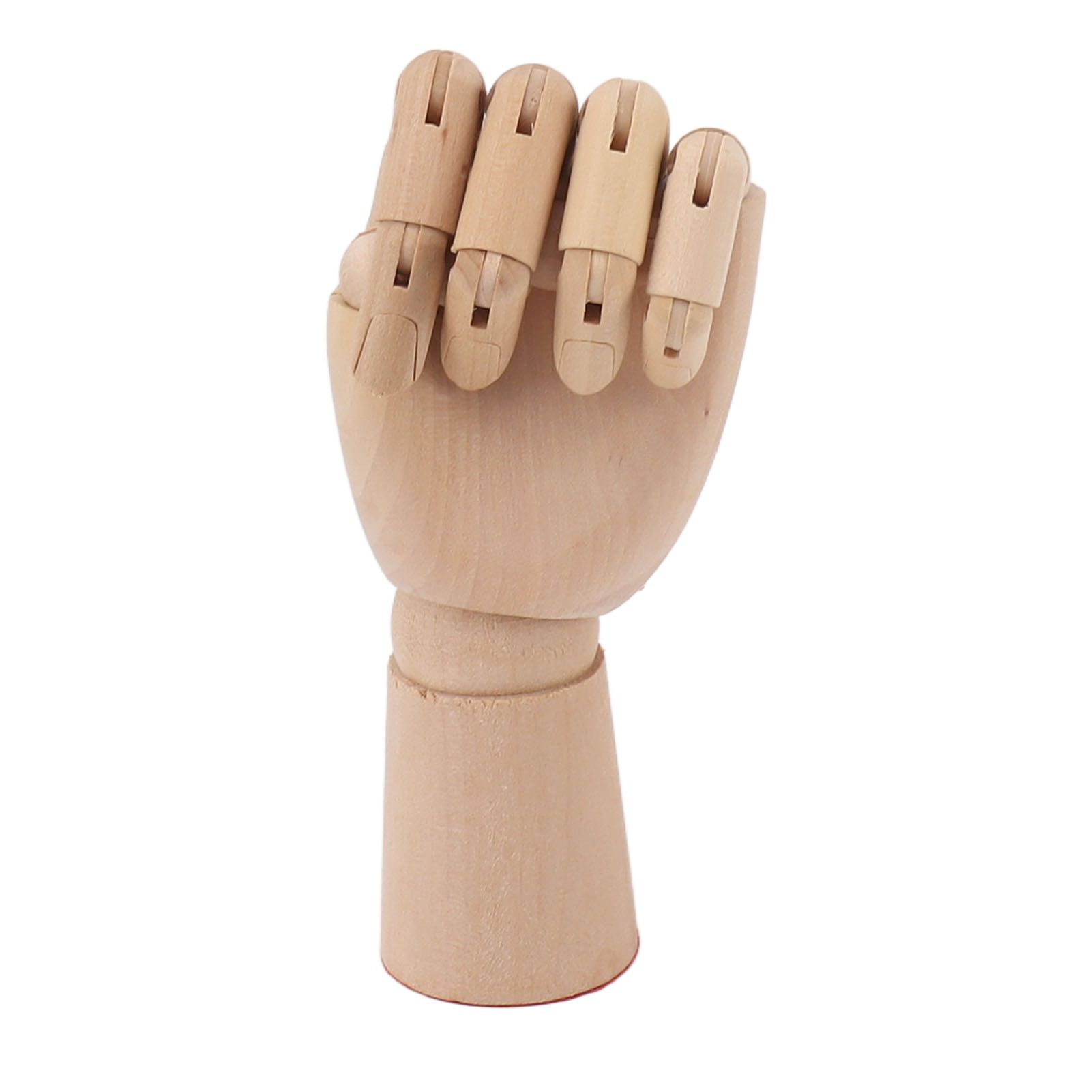 Flexible Wooden Hand Model Moveable Wooden Artists Manikin Hand Figure Hand view 2