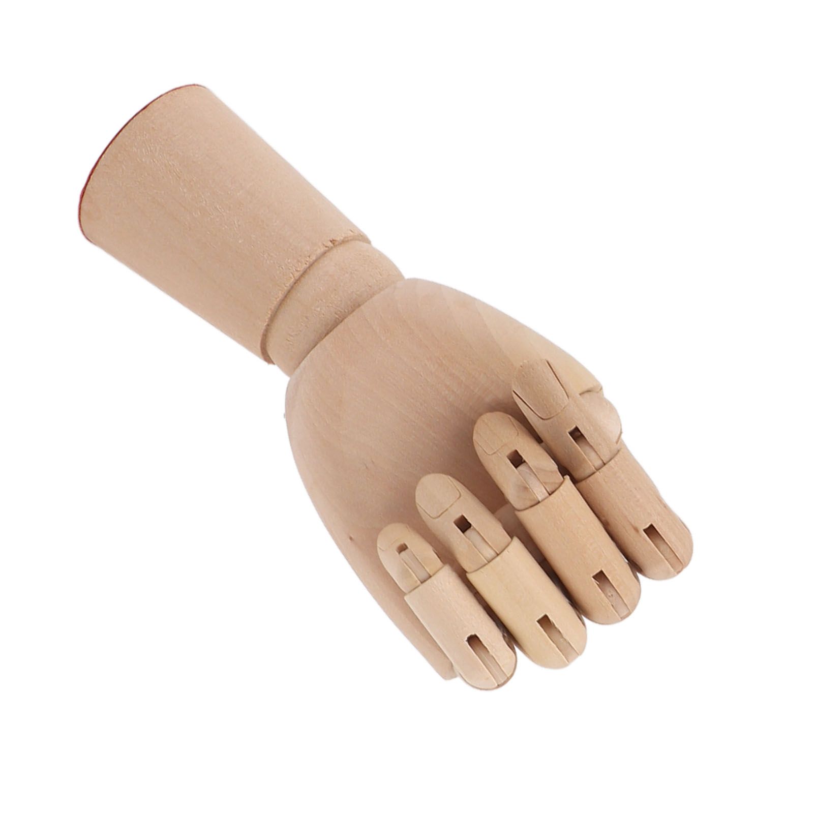 Flexible Wooden Hand Model Moveable Wooden Artists Manikin Hand Figure Hand view 9