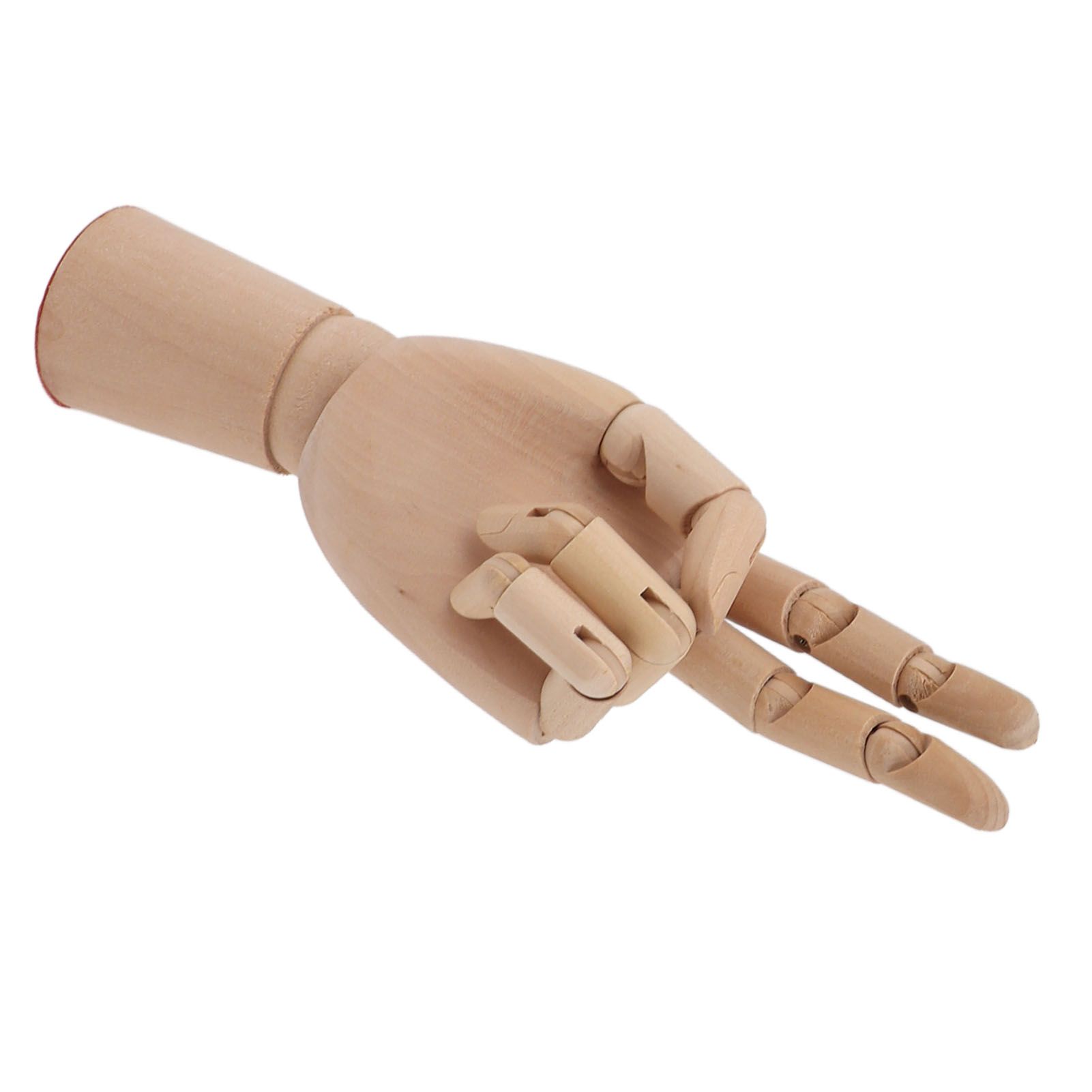 Flexible Wooden Hand Model Moveable Wooden Artists Manikin Hand Figure Hand view 10