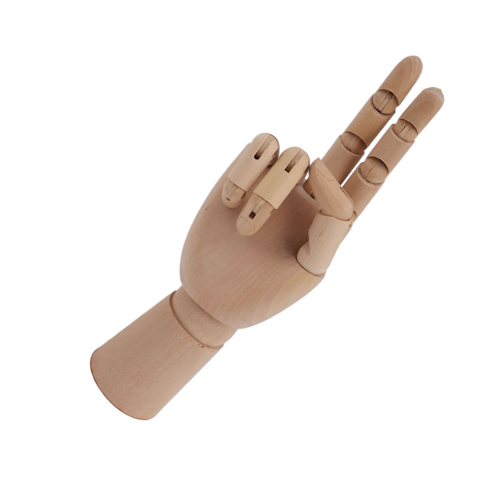 Flexible Wooden Hand Model Moveable Wooden Artists Manikin Hand Figure Hand view 8