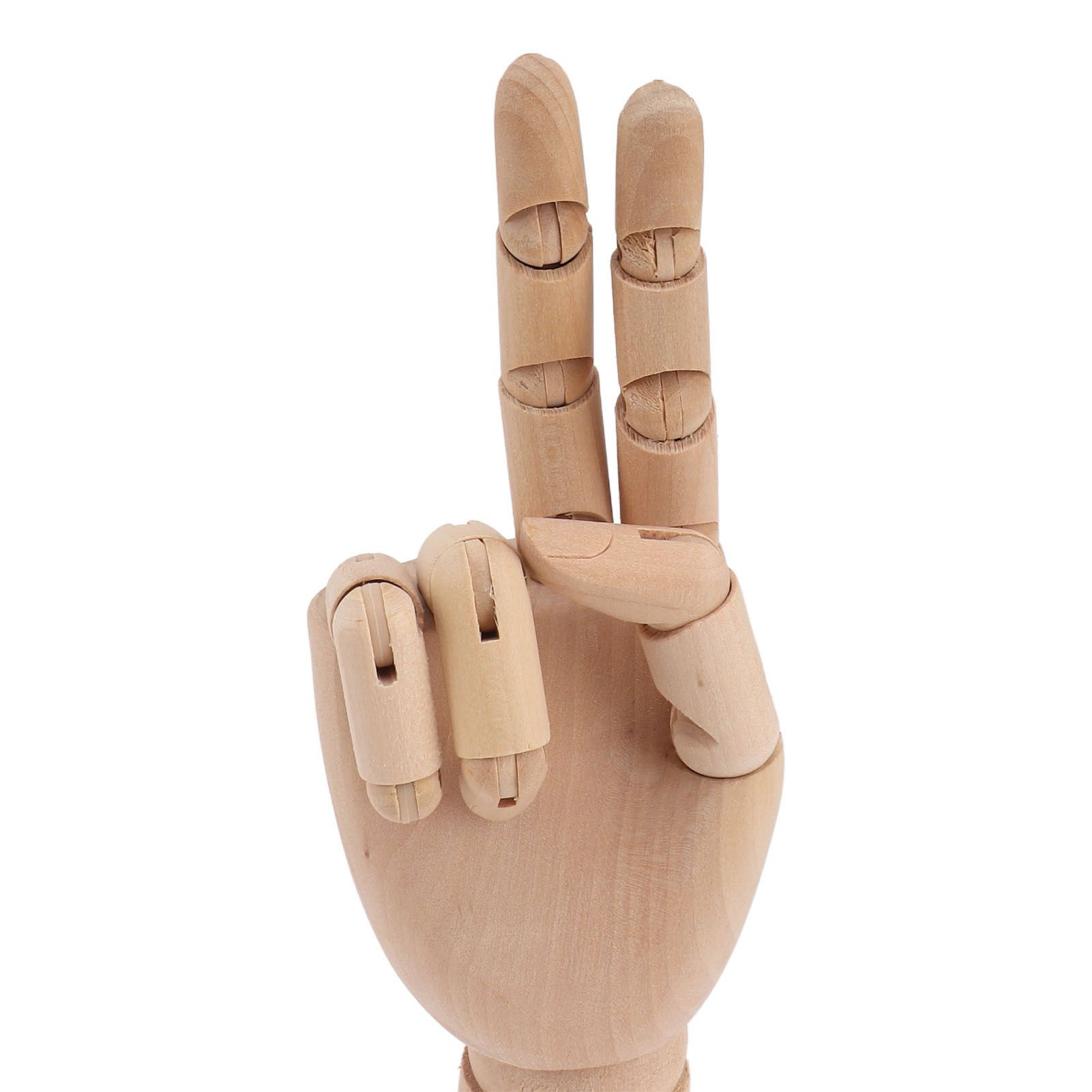 Flexible Wooden Hand Model Moveable Wooden Artists Manikin Hand Figure Hand view 15