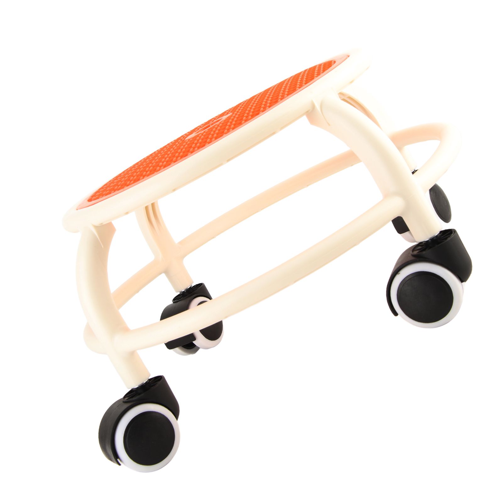 Round Rolling Low Stool Comfortable Universal Wheel Movable Mini Stool High view 14