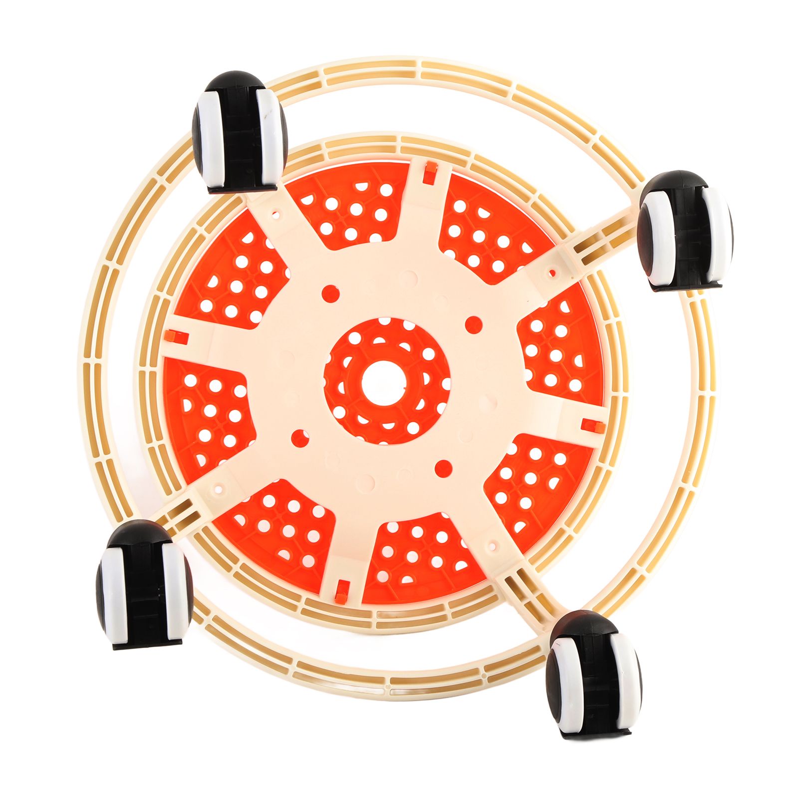 Round Rolling Low Stool Comfortable Universal Wheel Movable Mini Stool High view 15