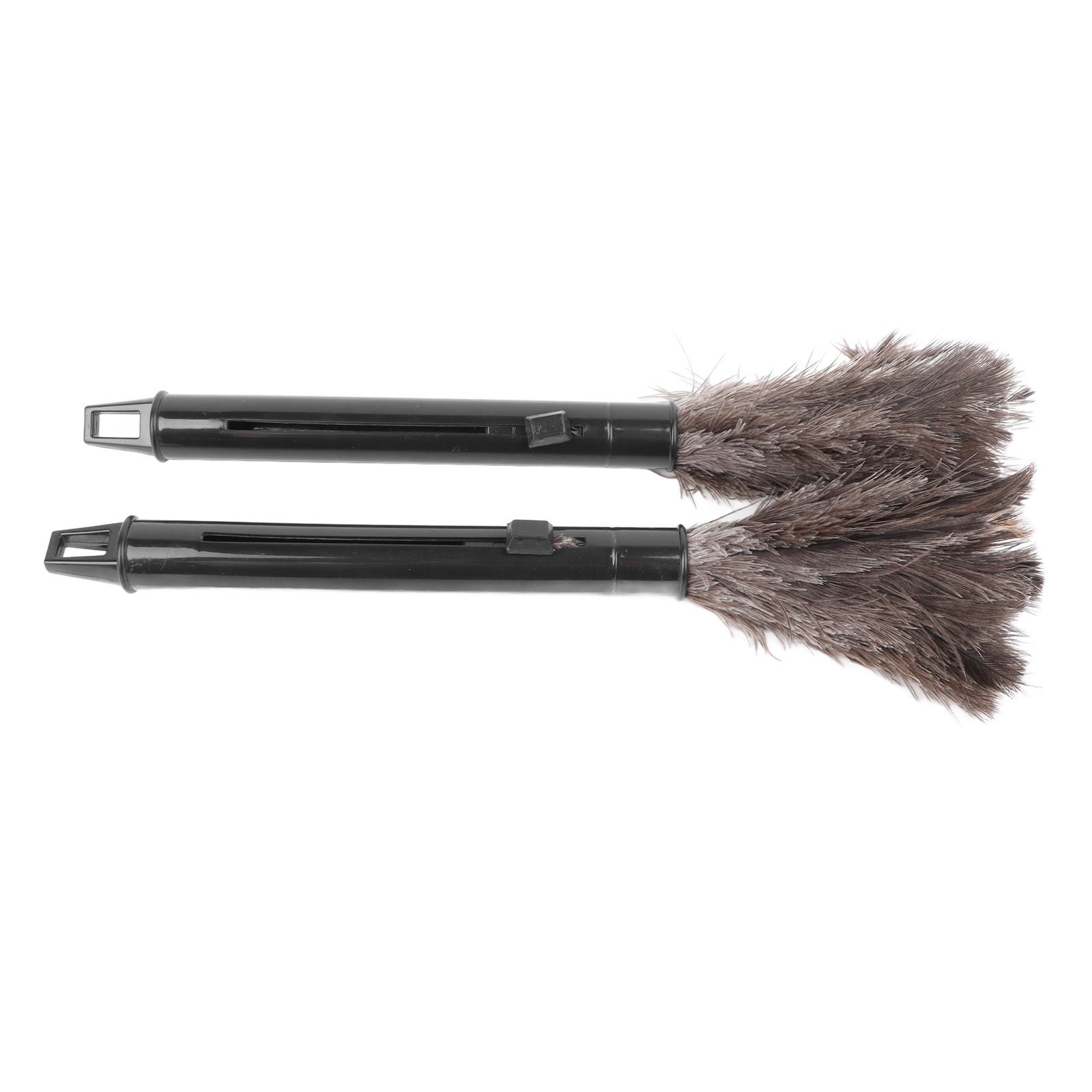 2Pcs Retractable Feather Duster Ostrich Feathers Duster with Long Handle for view 5