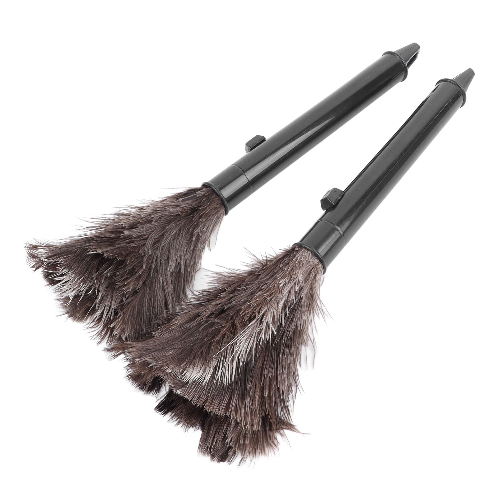 2Pcs Retractable Feather Duster Ostrich Feathers Duster with Long Handle for view 6