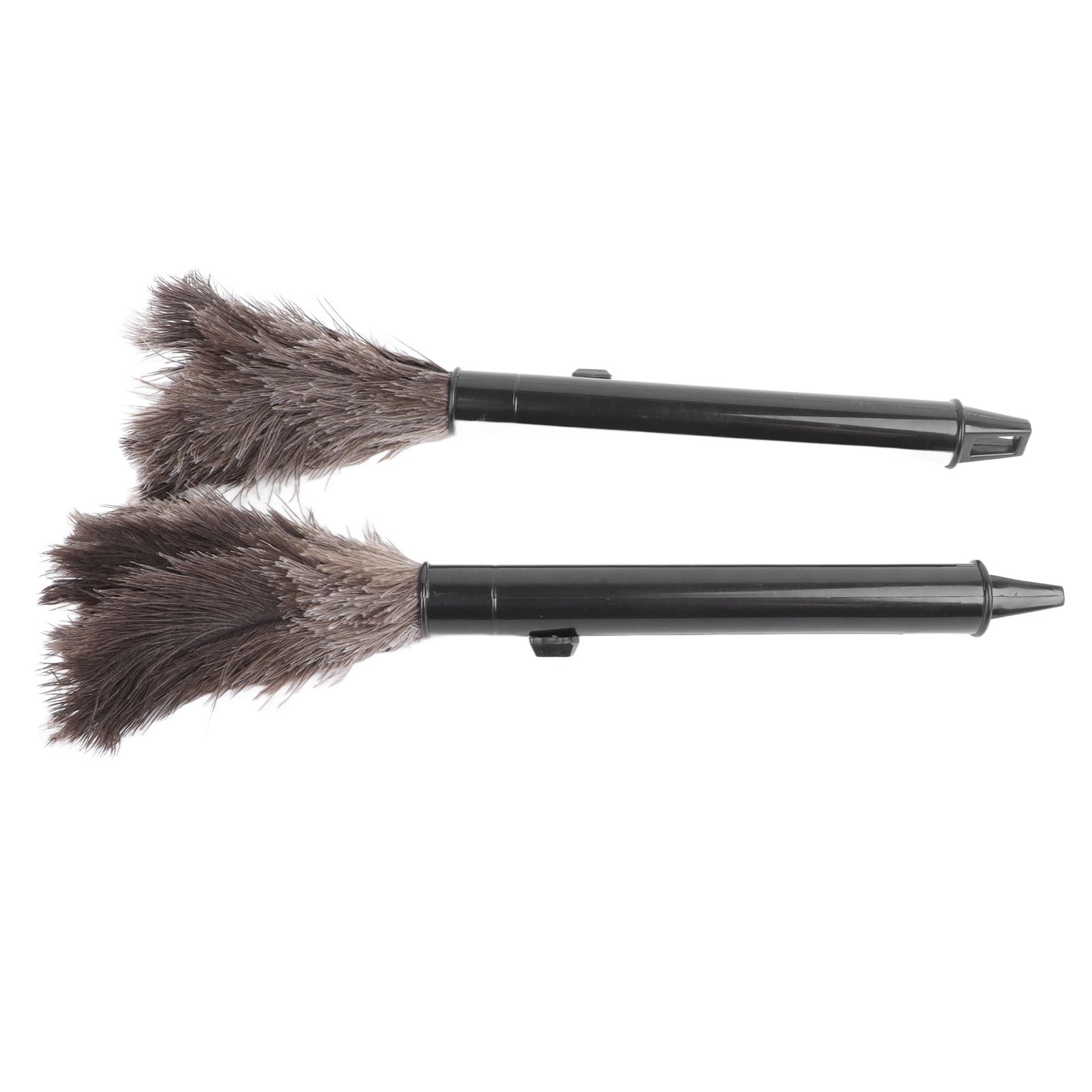 2Pcs Retractable Feather Duster Ostrich Feathers Duster with Long Handle for view 9