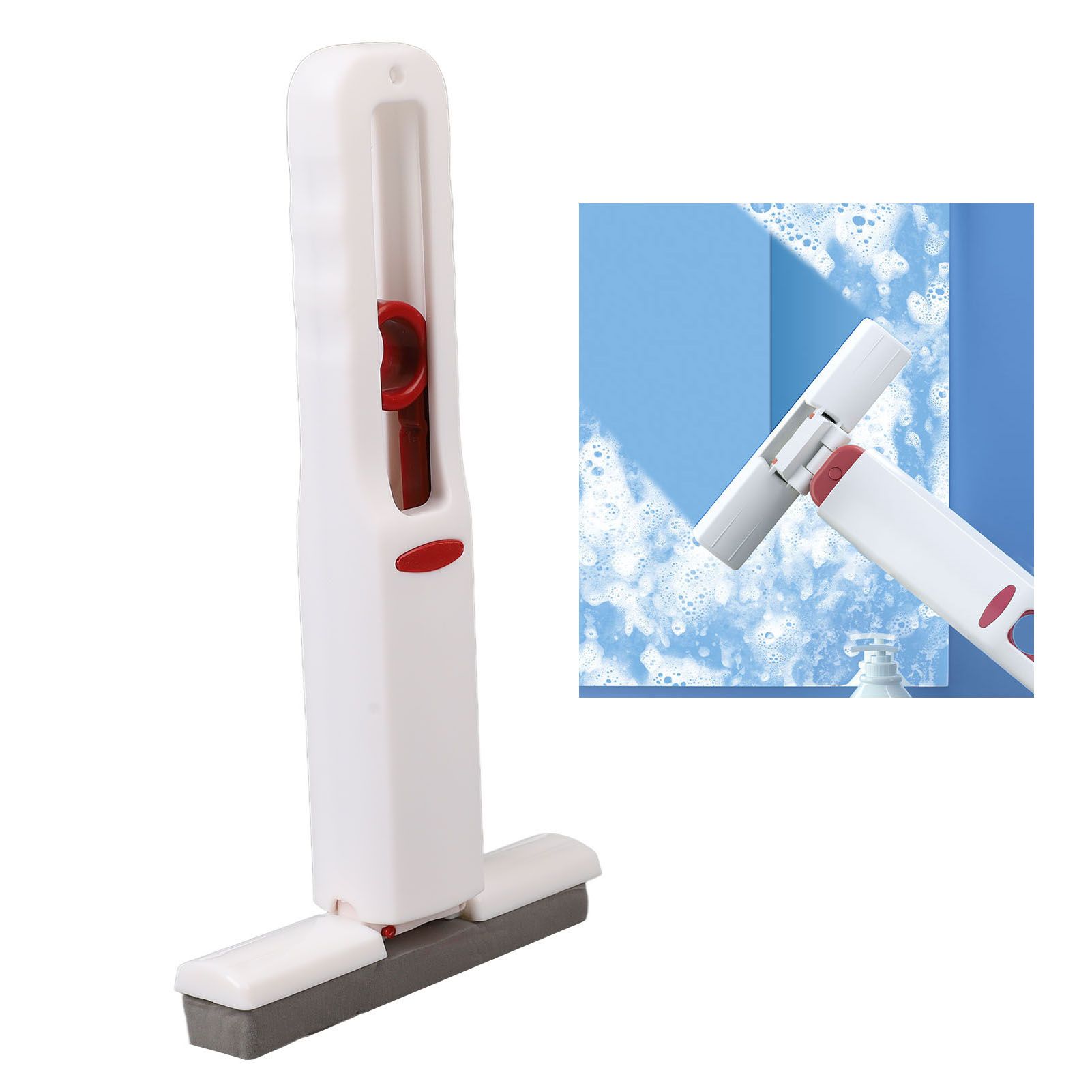 Portable Self Squeeze Mini Mop Wet and Dry Use Lazy Strong Absorbent Mop for view 12