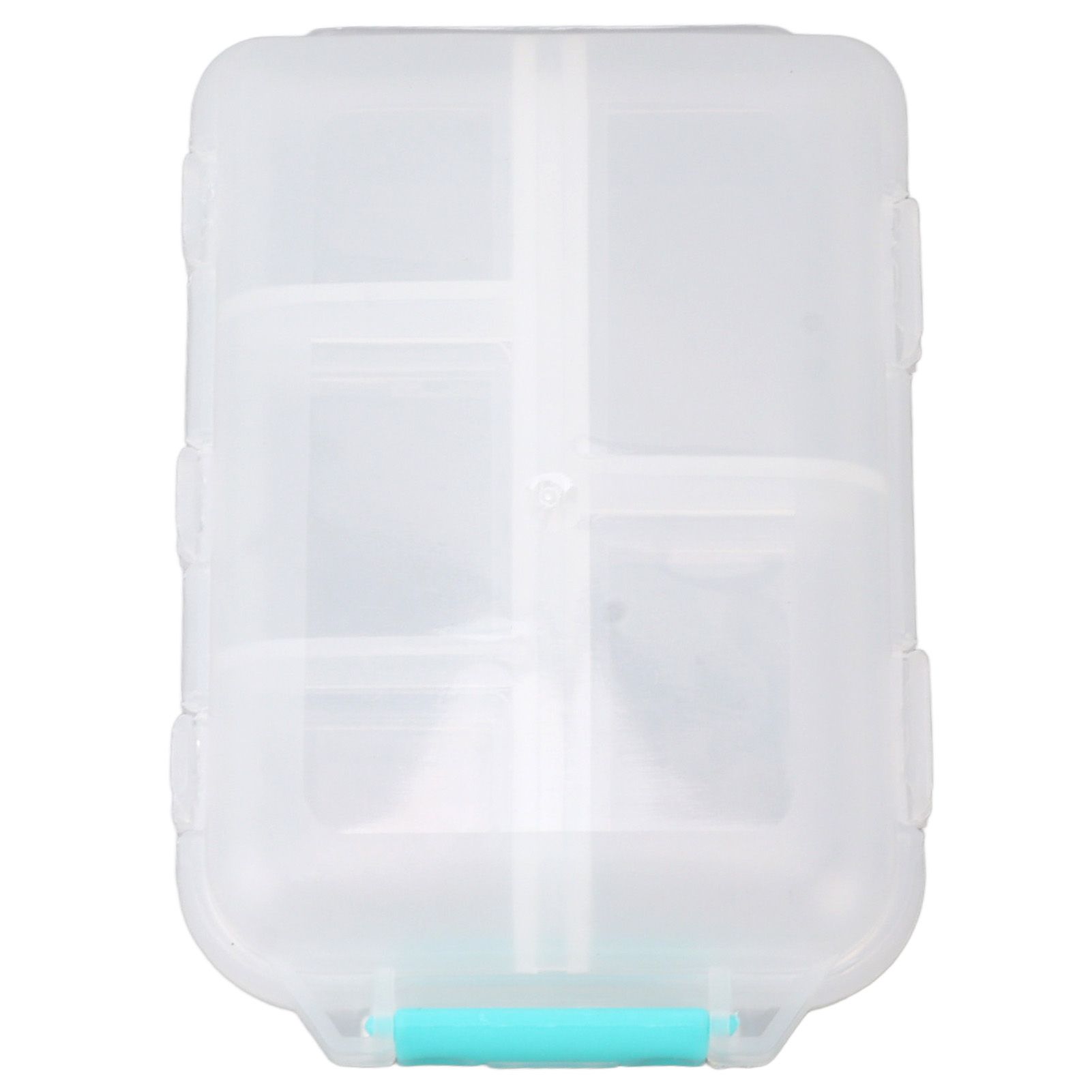 Medicine Box Medicine Case Plastic Waterproof 10 Compartments Buckle Lock view 6