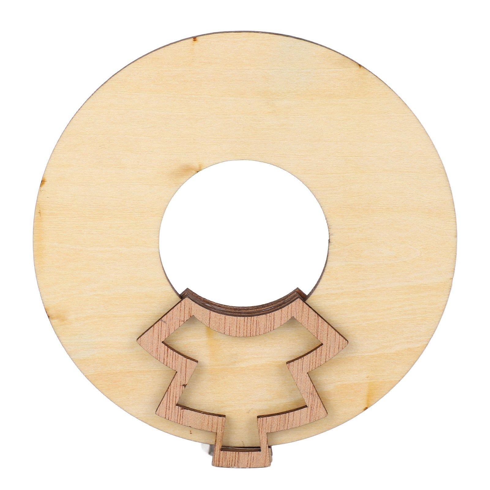 Wooden Music Circle Wheel Educational Rugged Adjustable Durable Circle of view 14