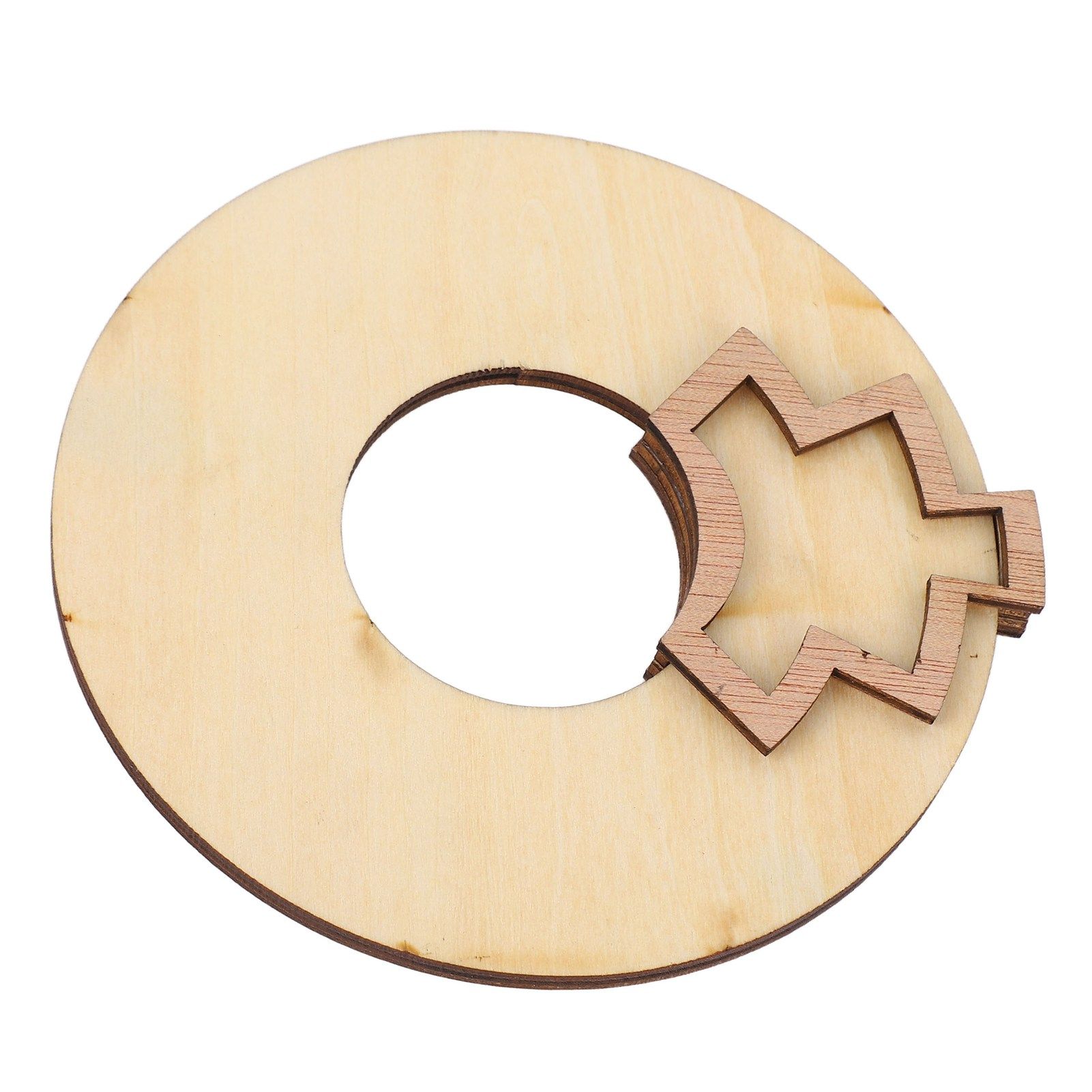 Wooden Music Circle Wheel Educational Rugged Adjustable Durable Circle of view 15