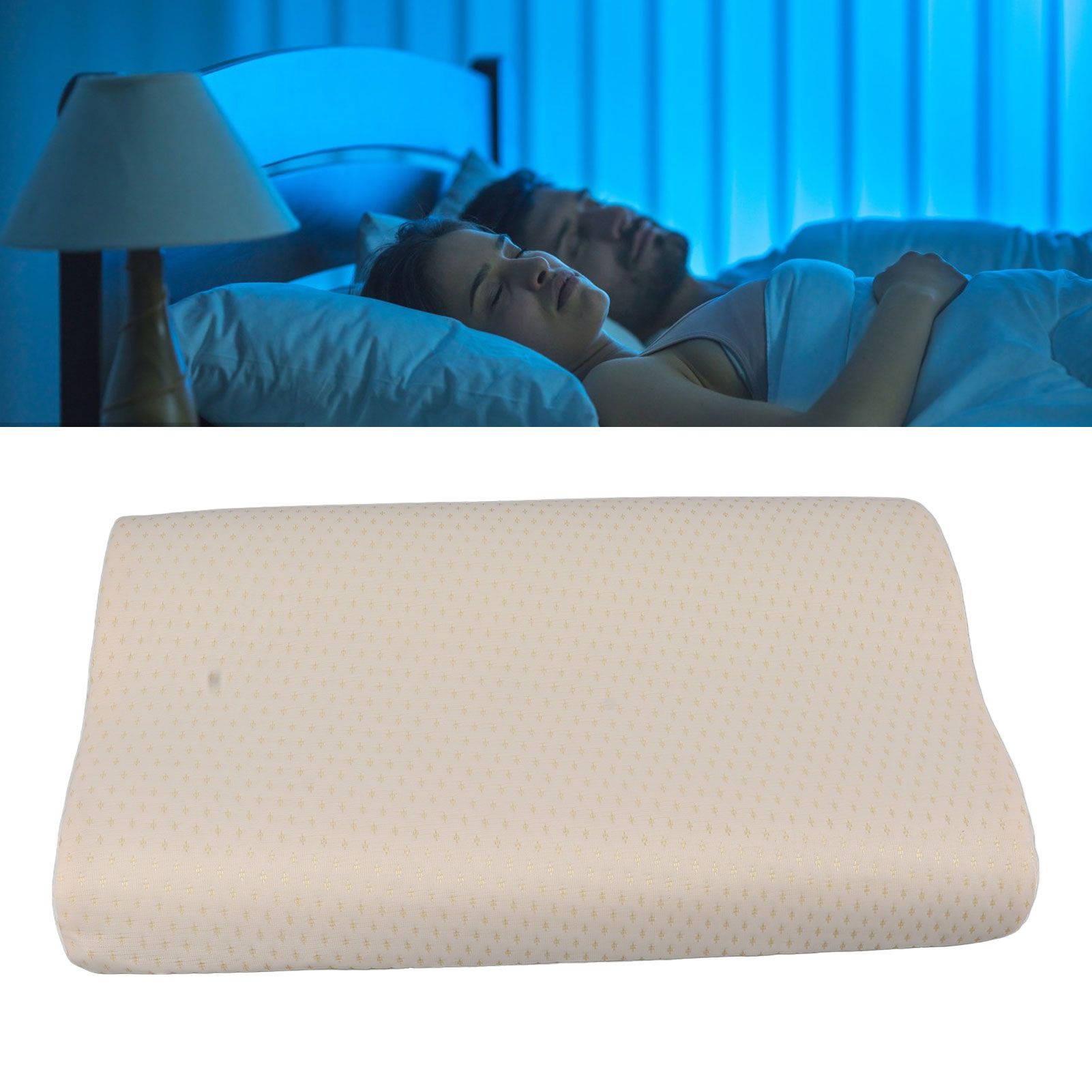 Memory Pillow Core Slow Rebounding Breathable Pressure Relief Neck Support Bed view 12