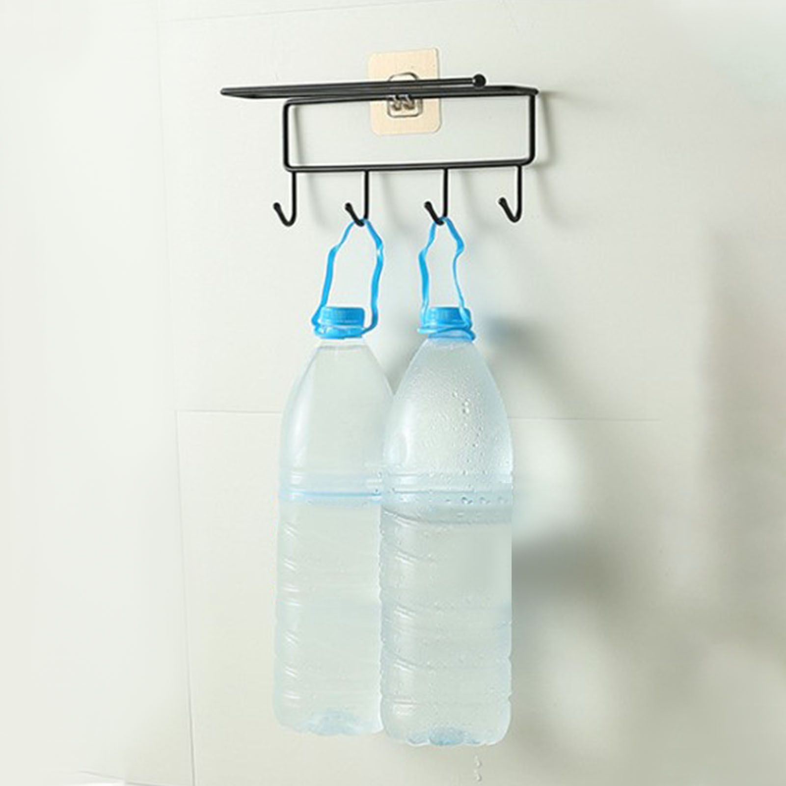 10Pcs Adhesive Hooks Kitchen Wall Hooks Reusable Seamless Hooks for Bathroom view 12