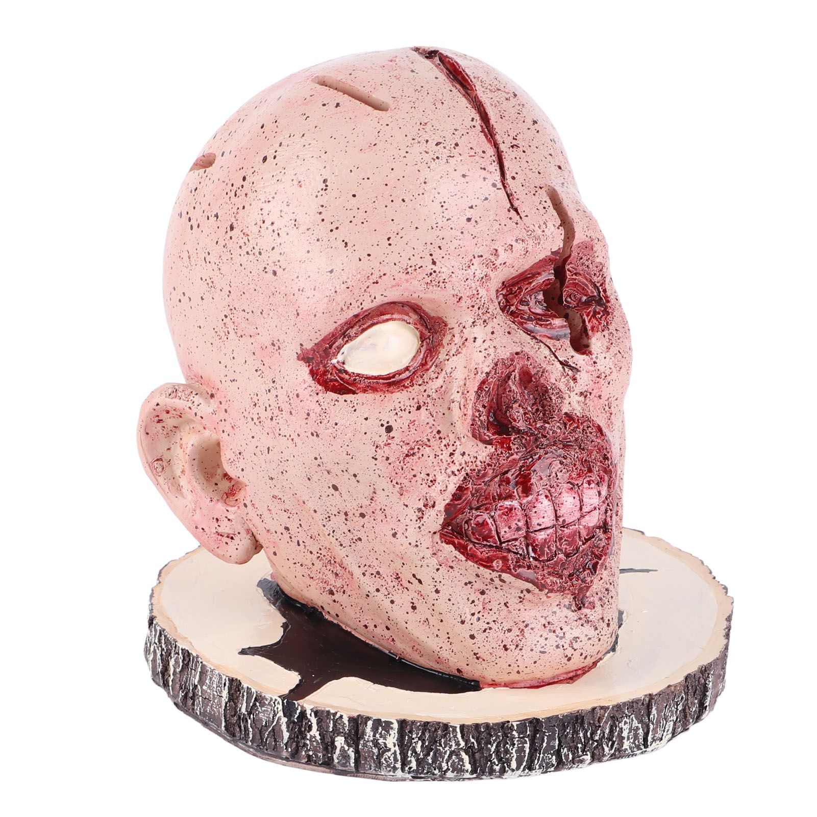 Knife Holder Head Horrr Skull Knife Storage Rack for Halloween Home Decor view 2