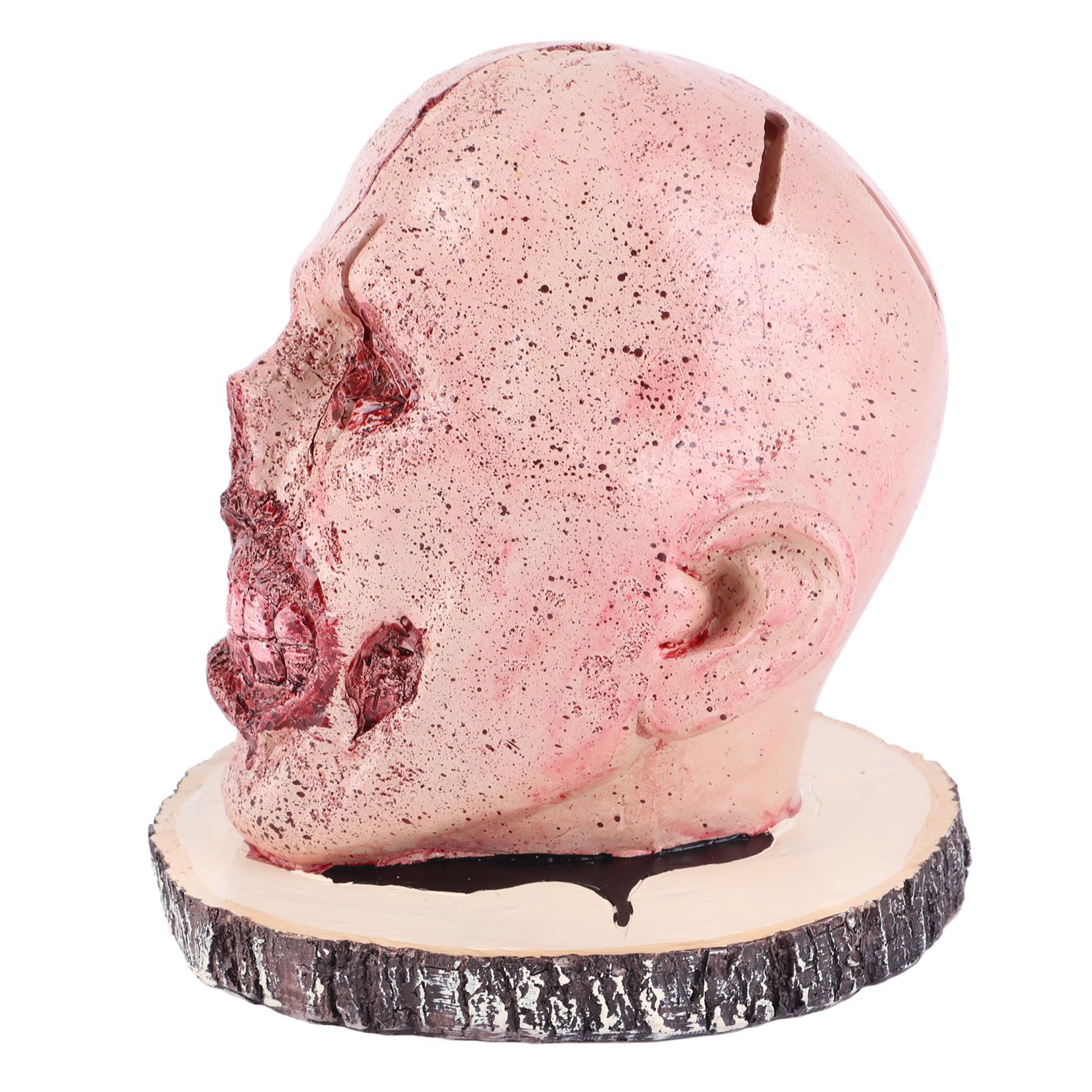 Knife Holder Head Horrr Skull Knife Storage Rack for Halloween Home Decor view 6