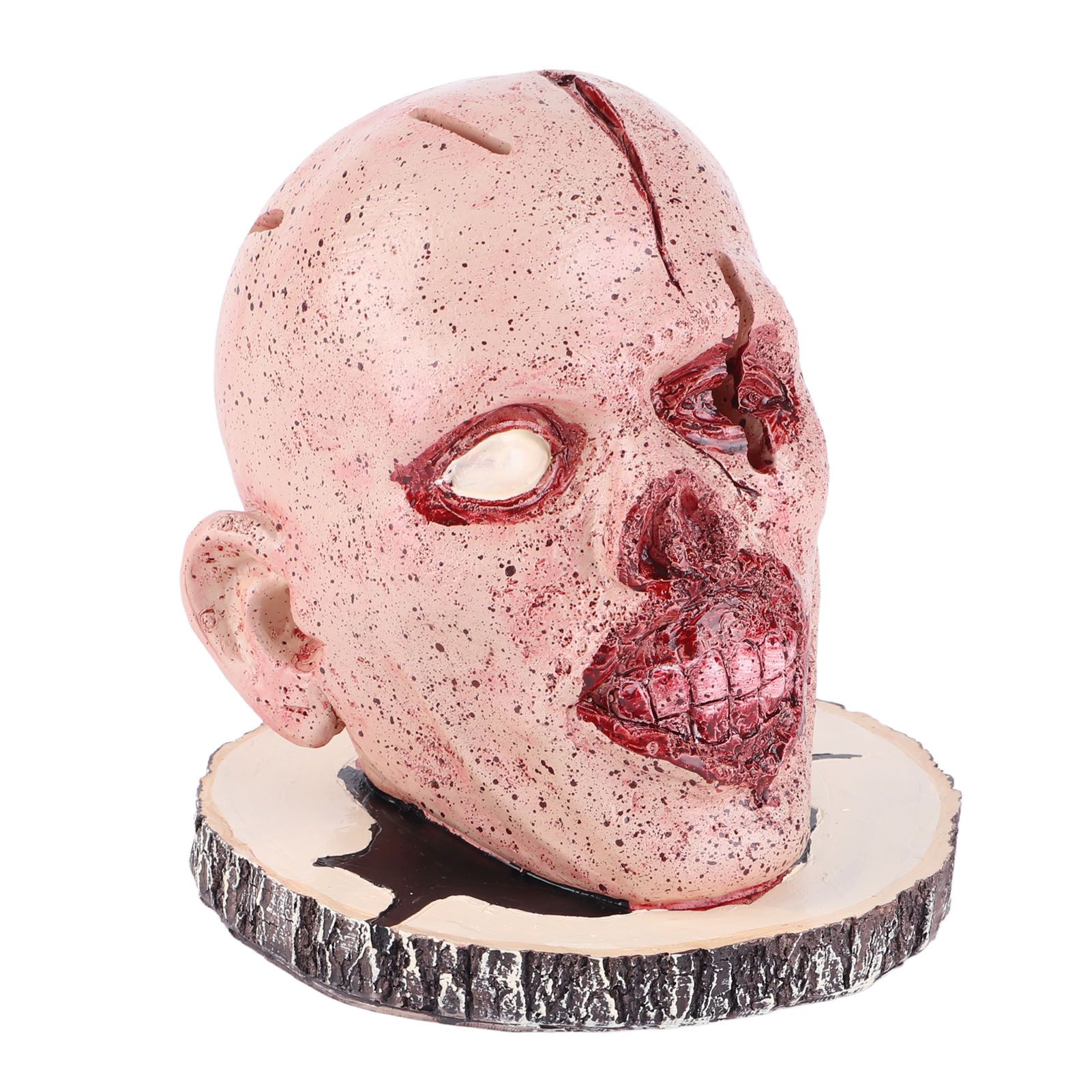Knife Holder Head Horrr Skull Knife Storage Rack for Halloween Home Decor view 8