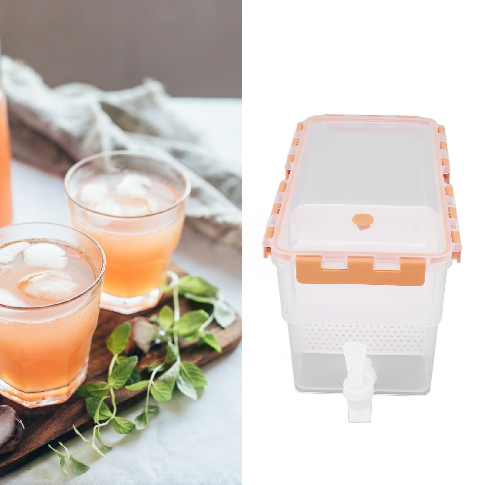 Refrigerator Drink Cold Kettle Large Capacity Multi Function Beverage Storage view 11