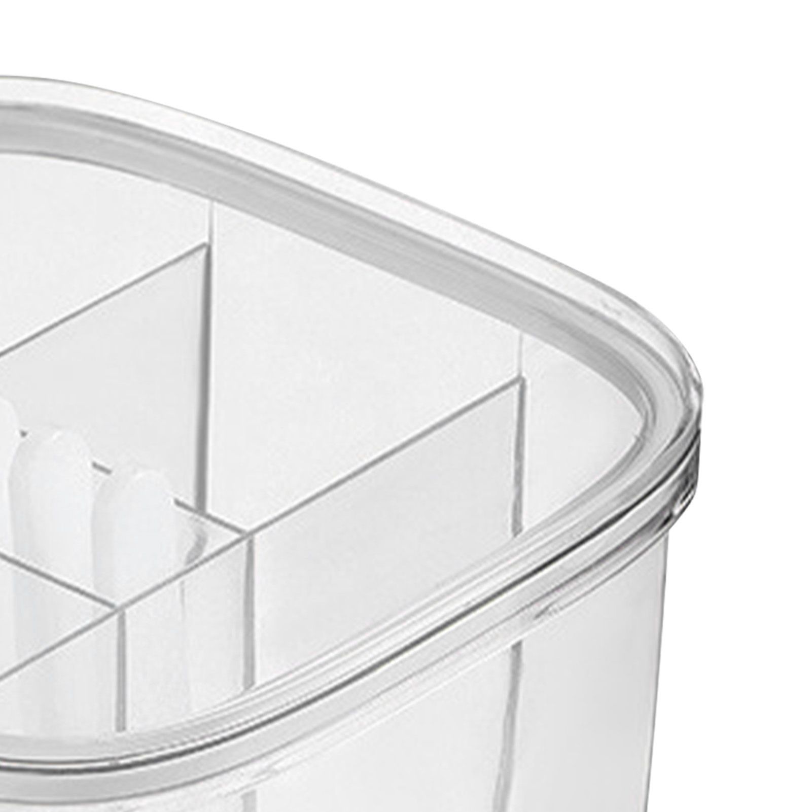 Seasoning Box 4 Compartments Transparent Window Strong PET Seasoning Jar with view 9