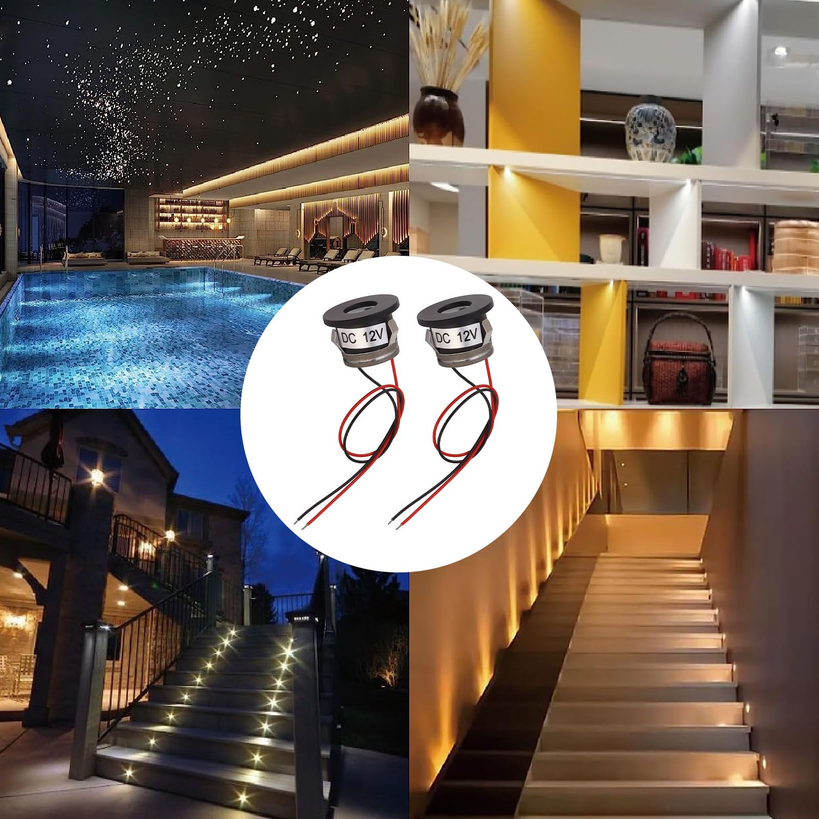 2PCS Recessed Mini LED Spotlight 15 Degrees 1 Watt 80LM Small LED Spotlight view 11