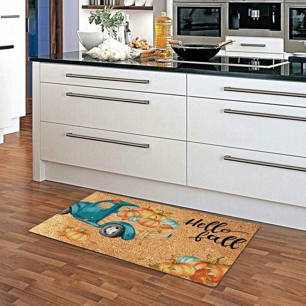 Funny Thanksgiving Doormat Anti Slip Door Mat Autumn Entryway Rug for Front view 15