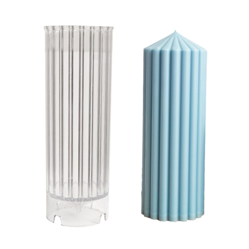 Coarse Rack Tip Scented Candle Mold Geometric Shape Plastic Candle Making — image 1