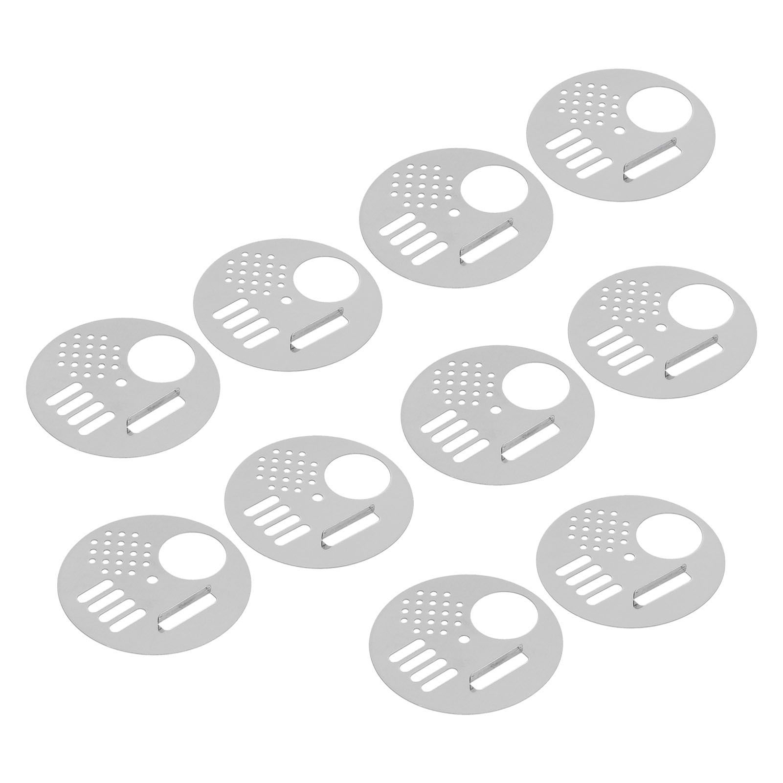 10Pcs Round Beehive Door Stainless Steel 6.8cm Rotatable Efficient High view 4