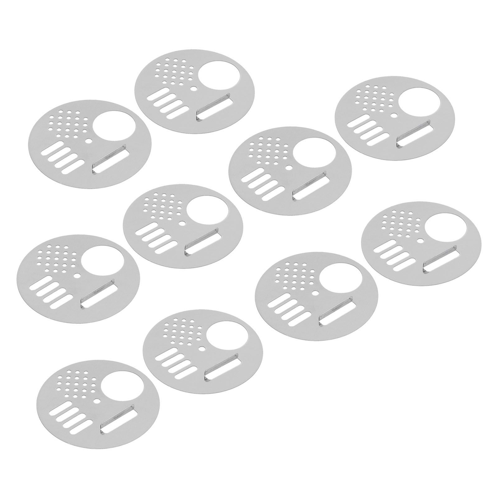10Pcs Round Beehive Door Stainless Steel 6.8cm Rotatable Efficient High view 5