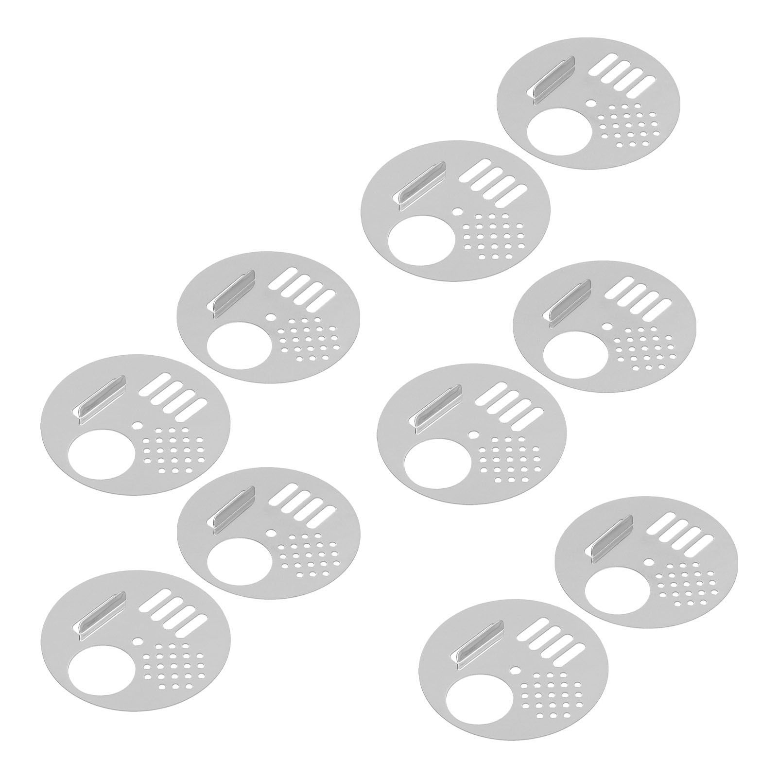 10Pcs Round Beehive Door Stainless Steel 6.8cm Rotatable Efficient High view 6