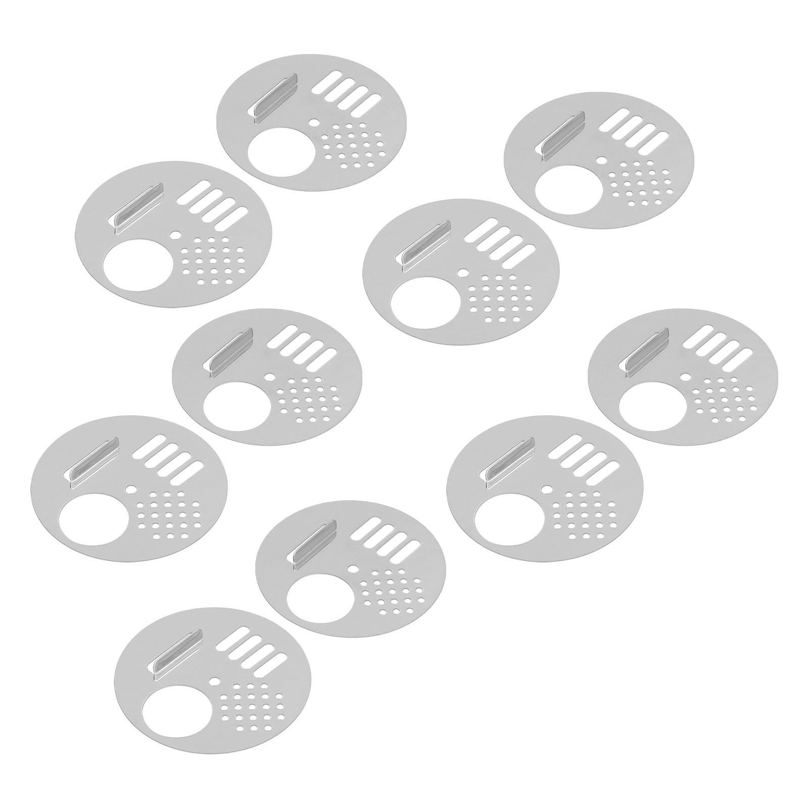 10Pcs Round Beehive Door Stainless Steel 6.8cm Rotatable Efficient High view 7