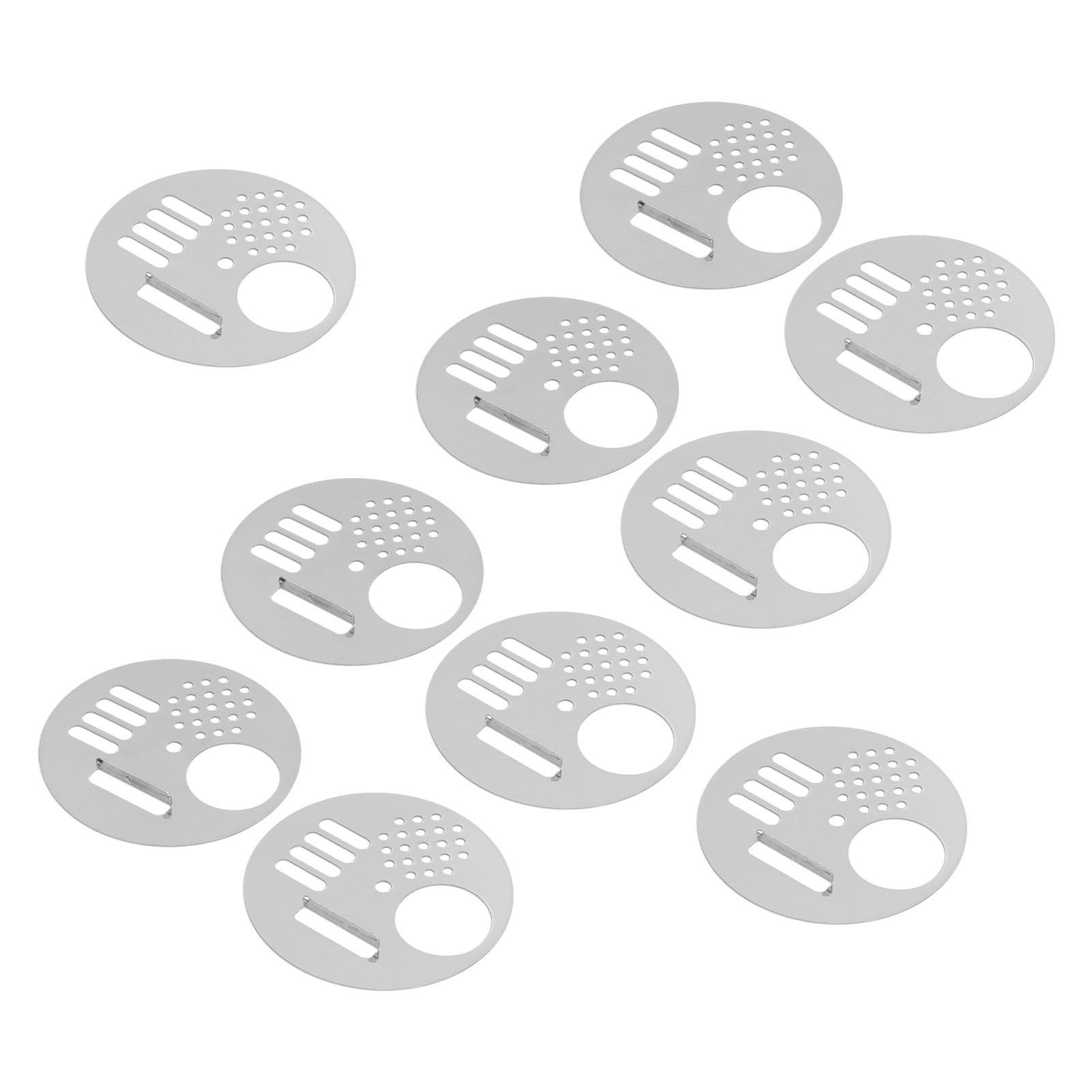 10Pcs Round Beehive Door Stainless Steel 6.8cm Rotatable Efficient High view 8